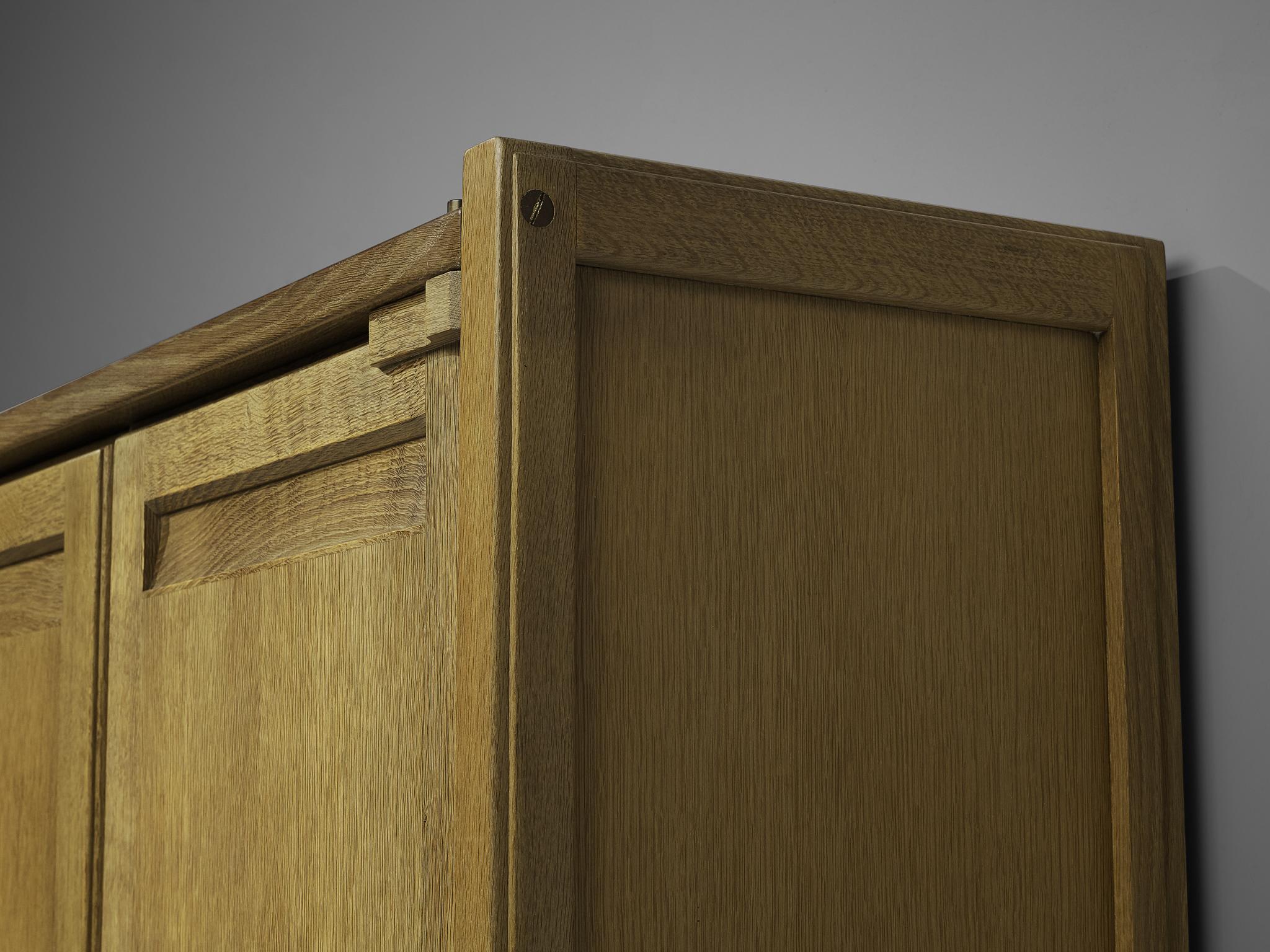 Guillerme & Chambron Highboard in Stained Oak case pieces and storage cabinets Morentz
