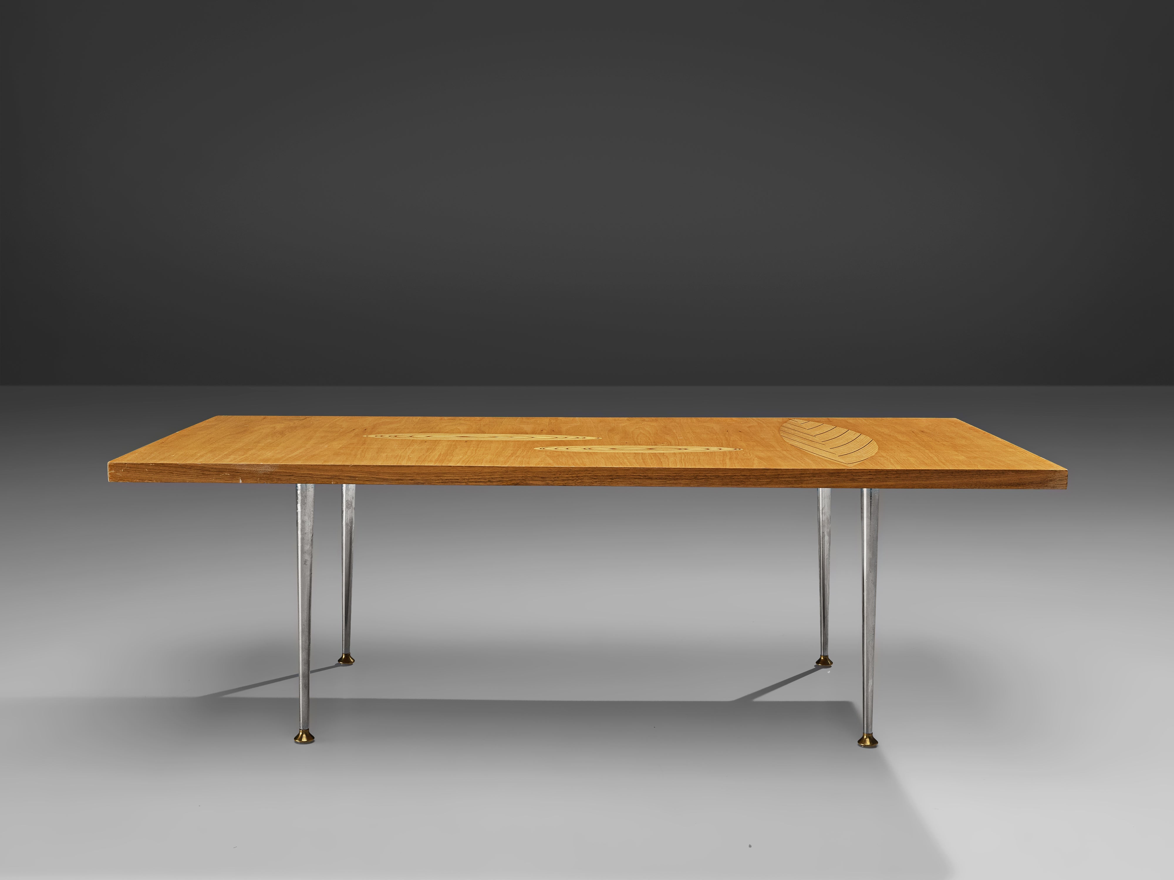 Tapio Wirkkala for Asko Coffee Table in Birch with Inlays tables Morentz