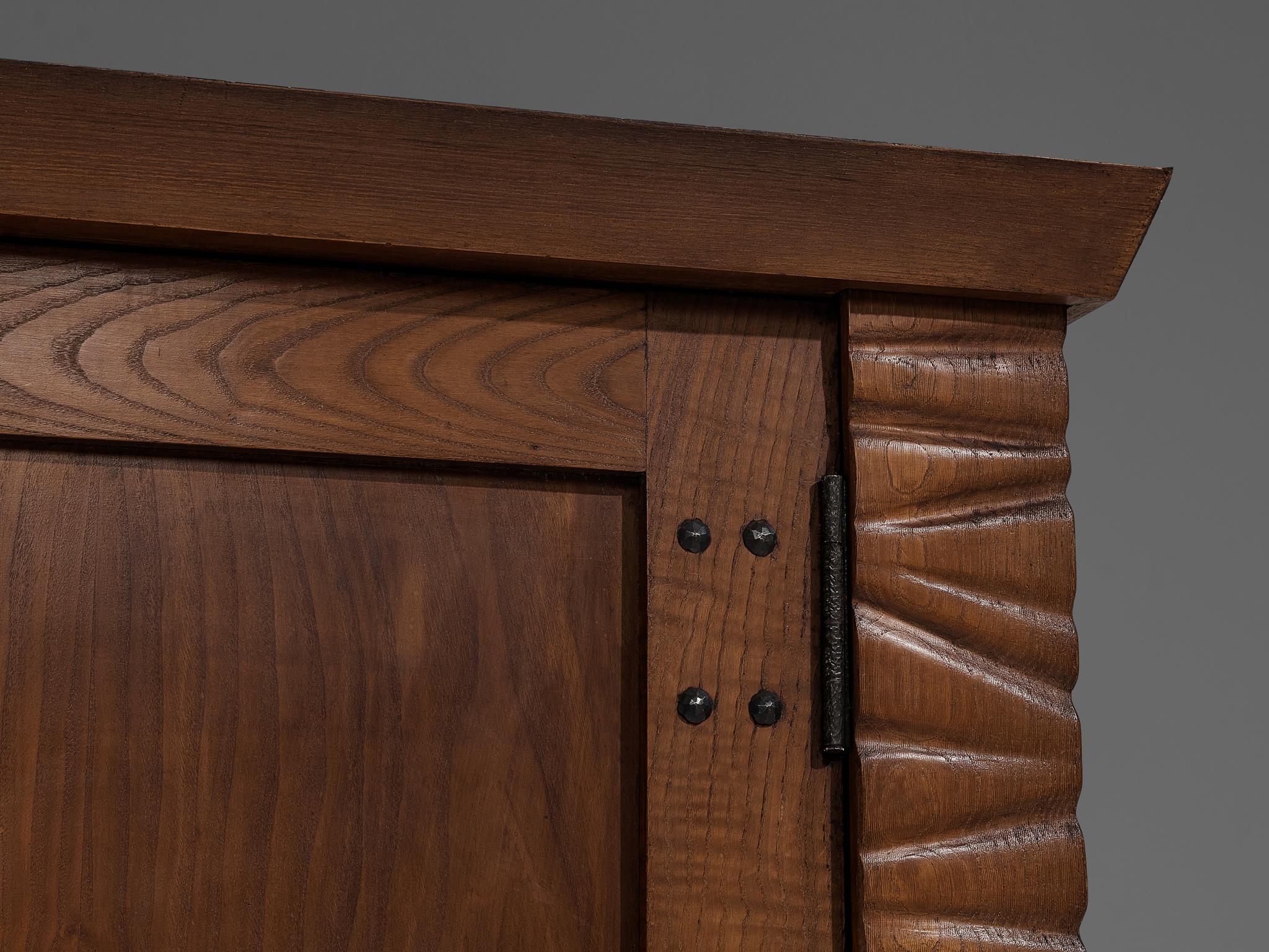 Ernesto Valabrega Large Highboard in Chestnut