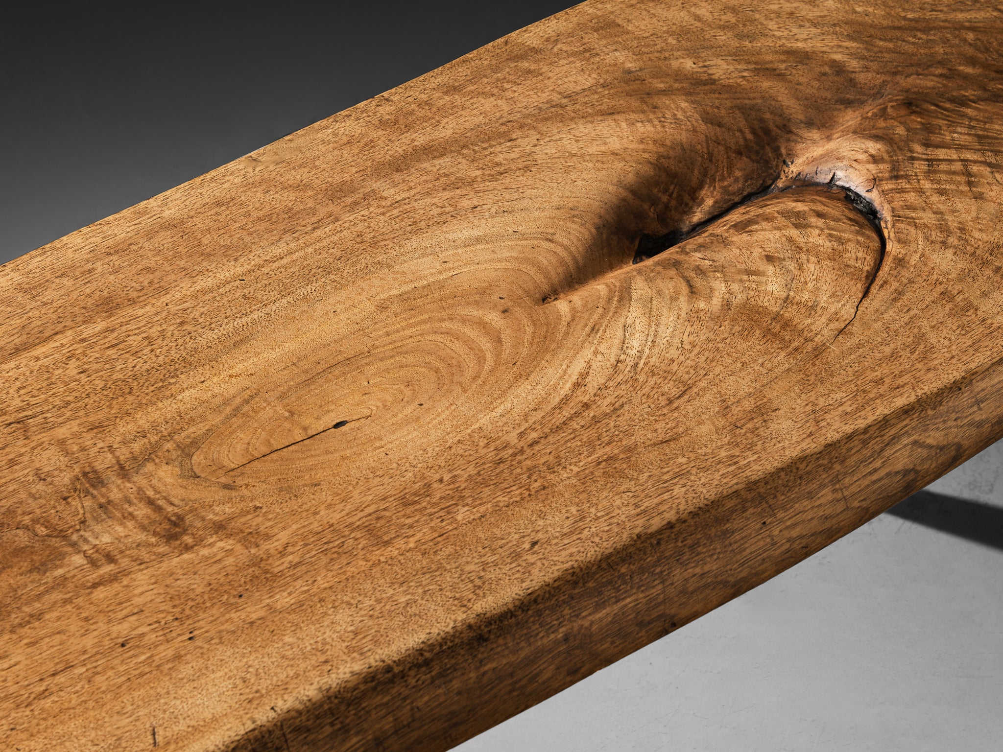 Phillip Lloyd Powell Long Coffee Table or Bench in Solid Walnut Tables Morentz