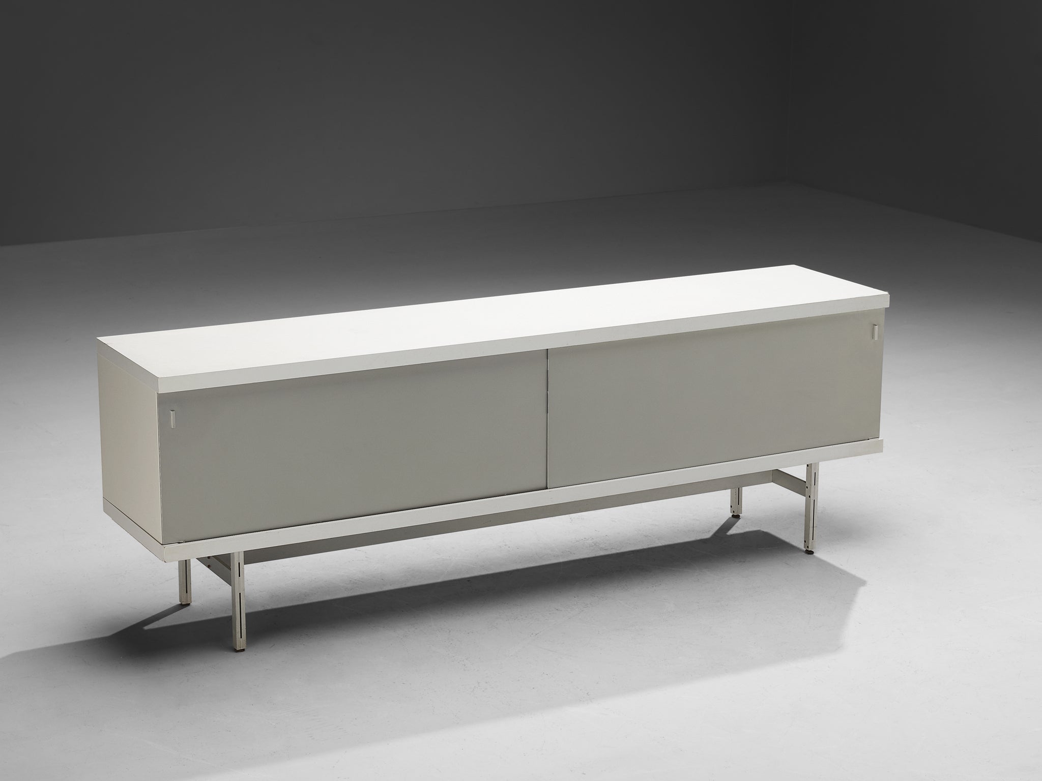 Horst Brüning for Behr Minimalist Sideboard with White and Grey Layout case pieces and storage cabinets Morentz