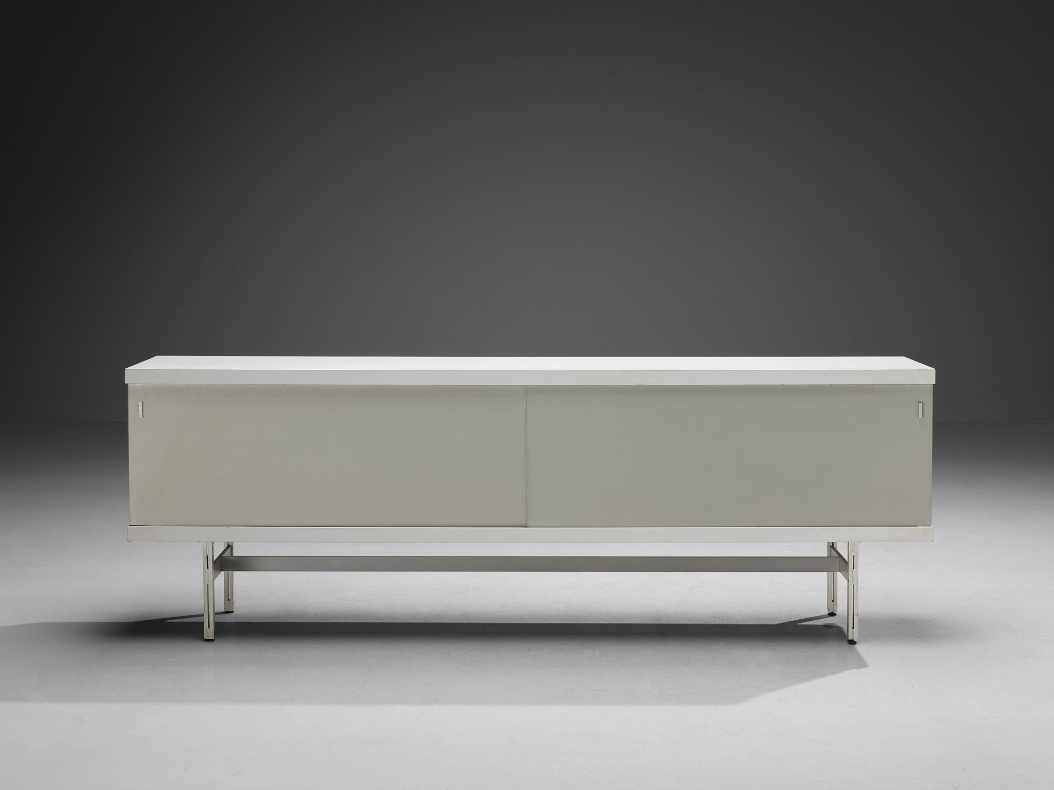 Horst Brüning for Behr Minimalist Sideboard with White and Grey Layout case pieces and storage cabinets Morentz