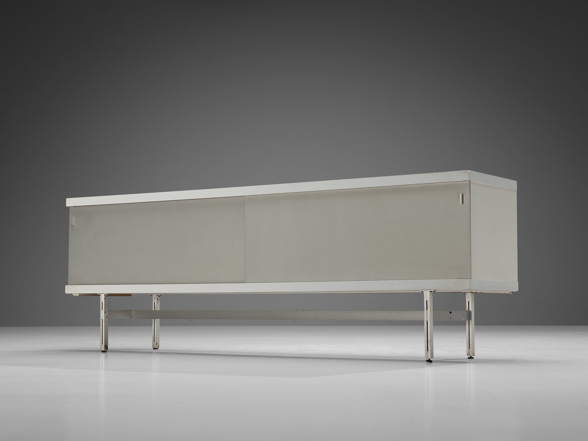 Horst Brüning for Behr Minimalist Sideboard with White and Grey Layout case pieces and storage cabinets Morentz