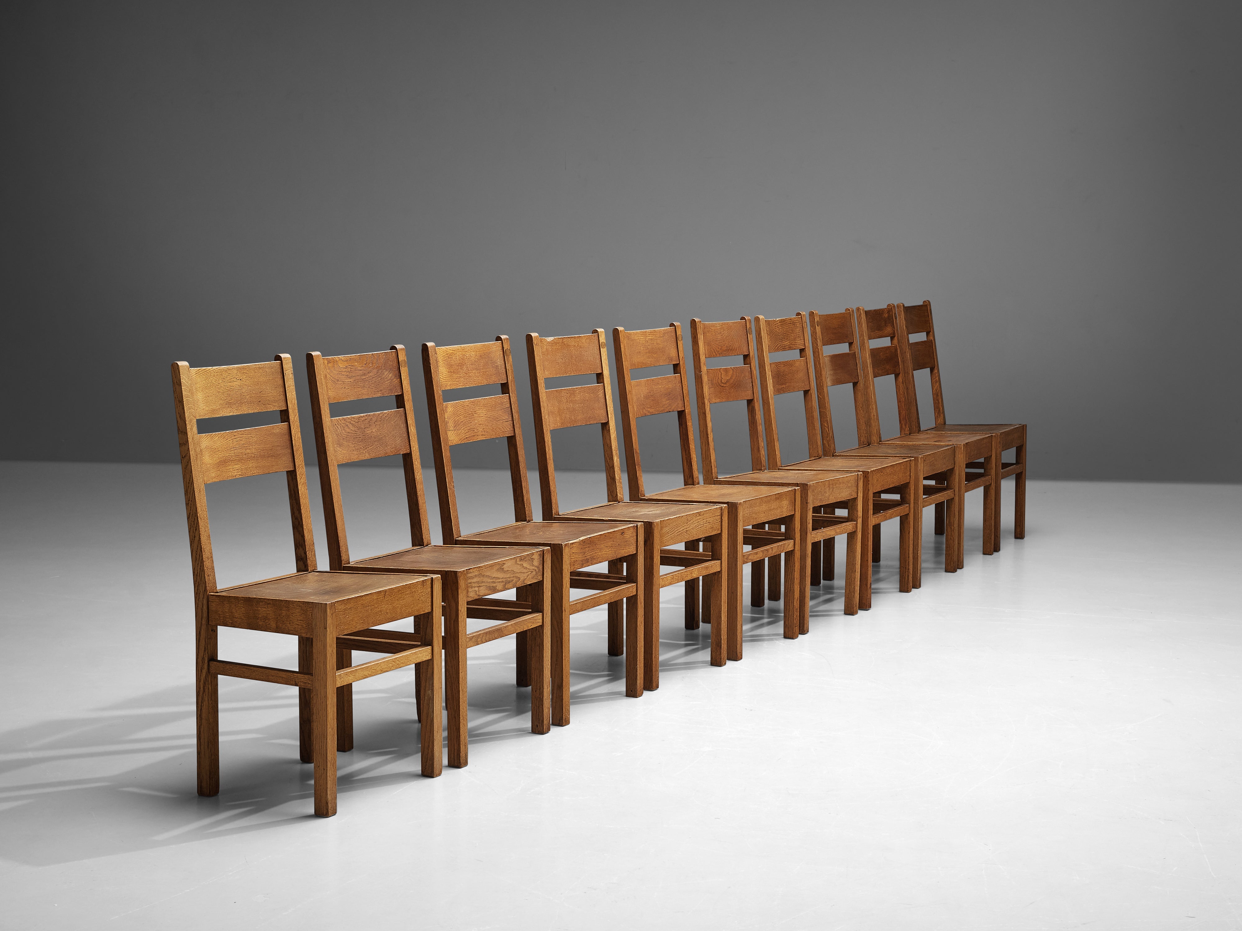 Dutch Dining Chairs in Oak seating Morentz