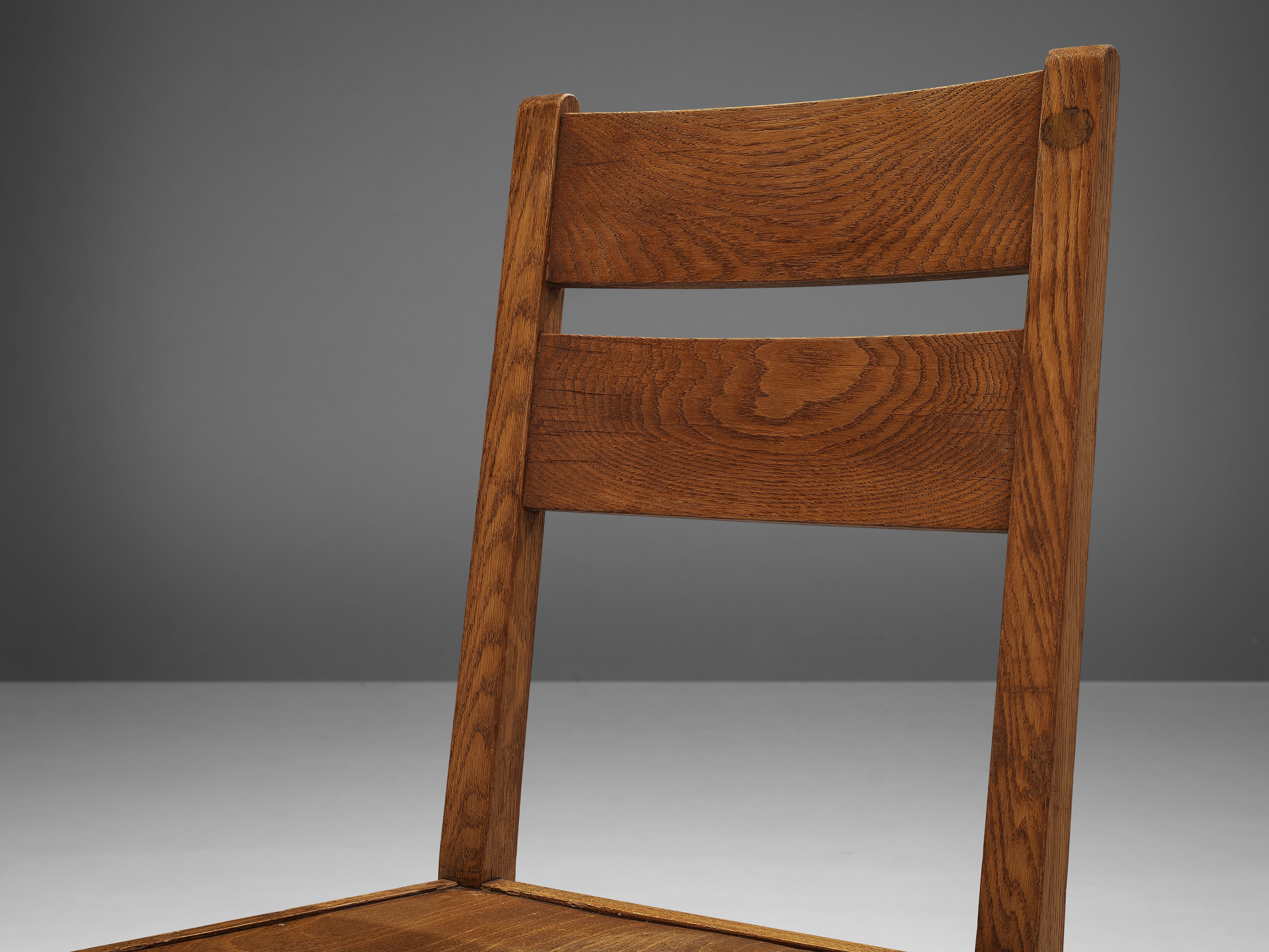 Dutch Dining Chairs in Oak seating Morentz