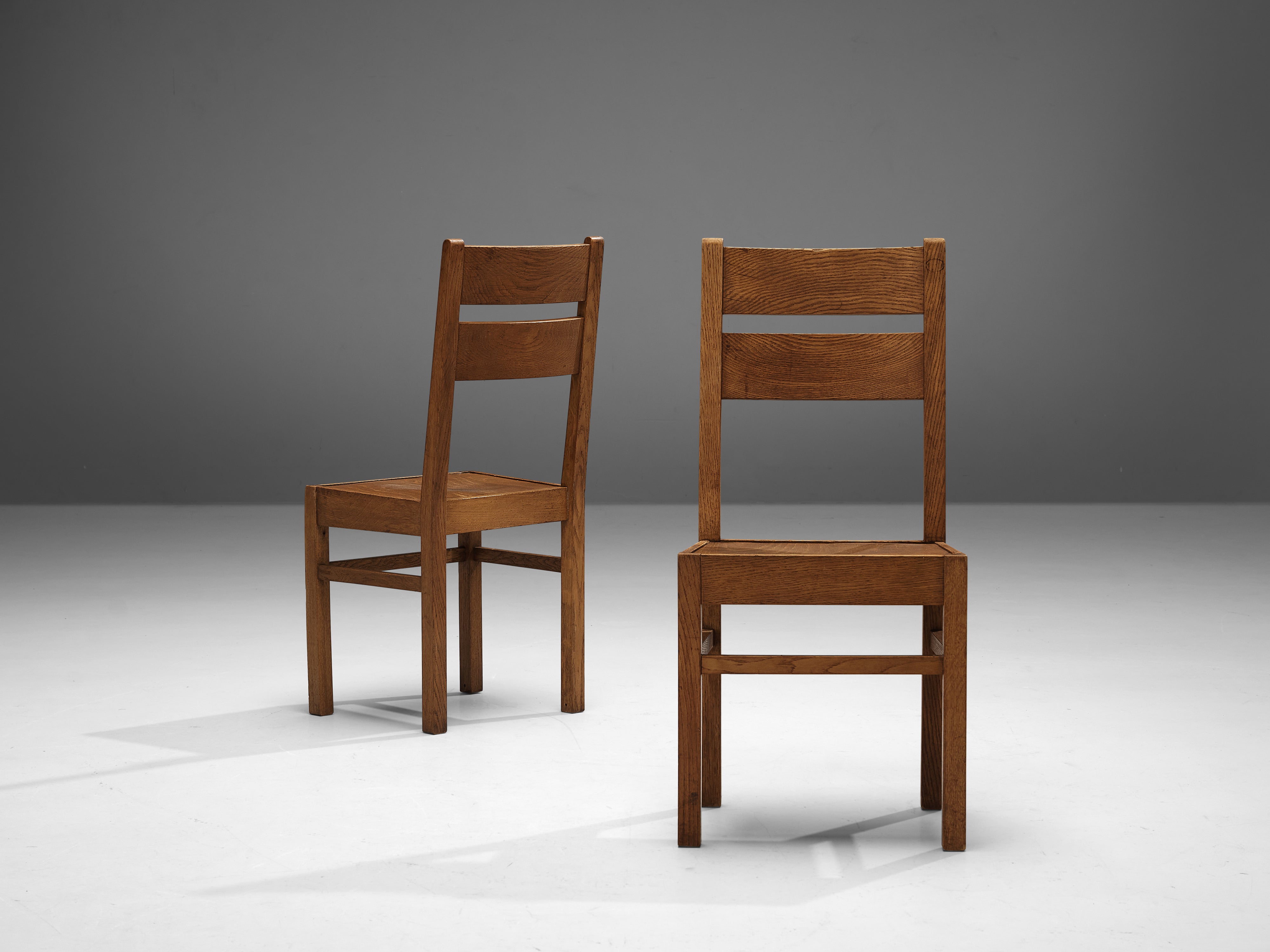 Dutch Dining Chairs in Oak Seating Morentz