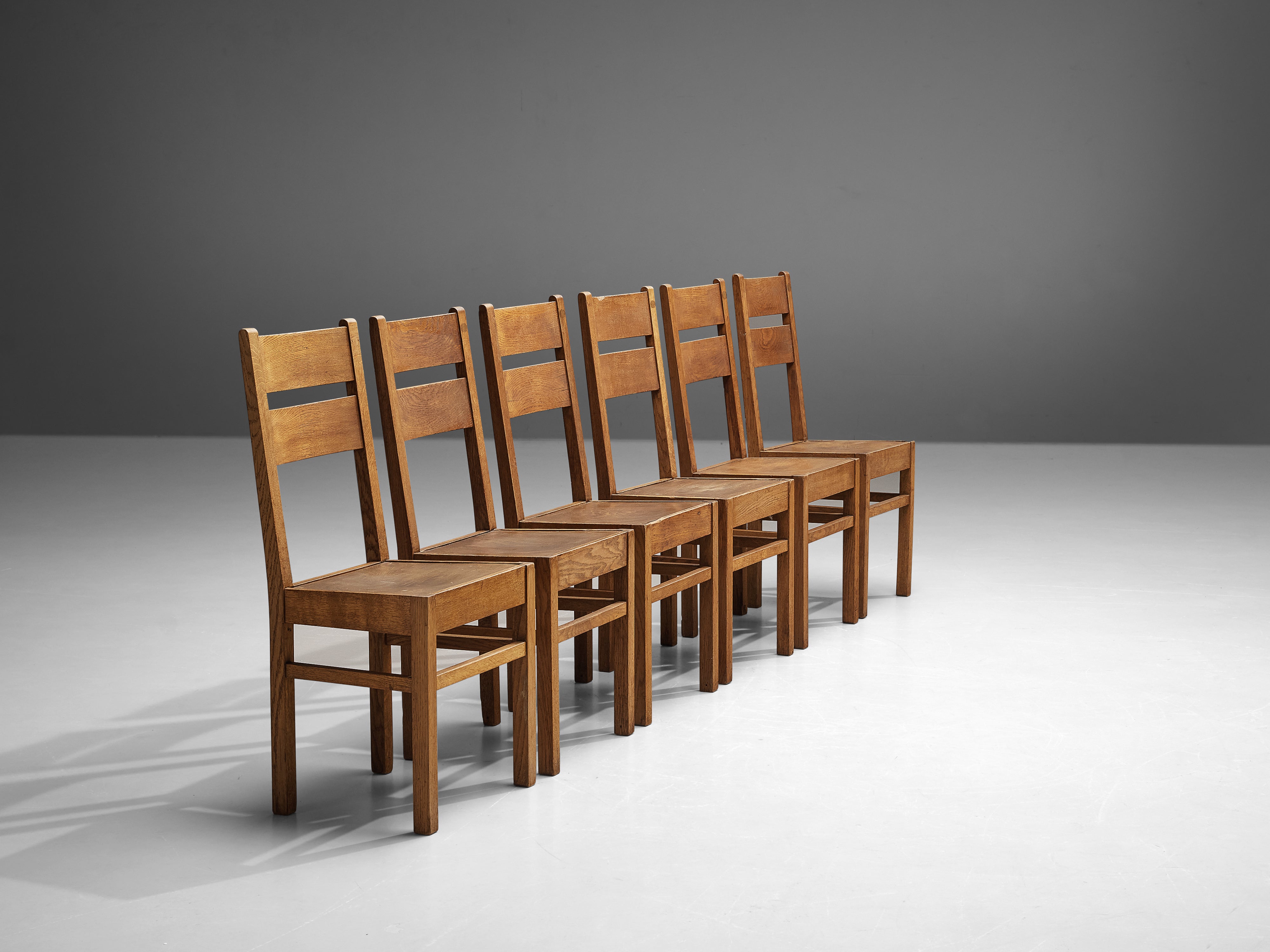 Dutch Dining Chairs in Oak Seating Morentz