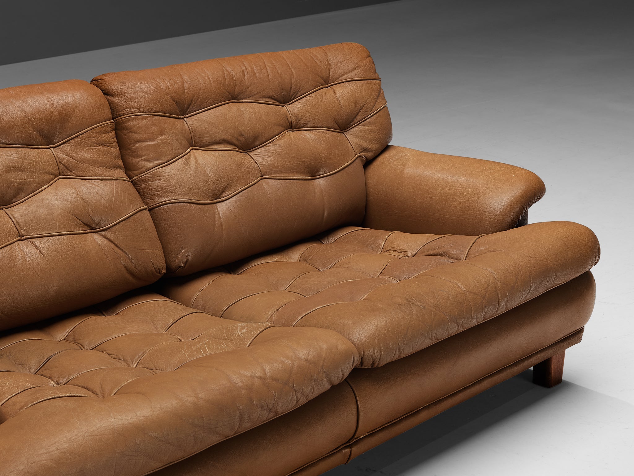 Arne Norell Sofa in Brown Leather seating Morentz
