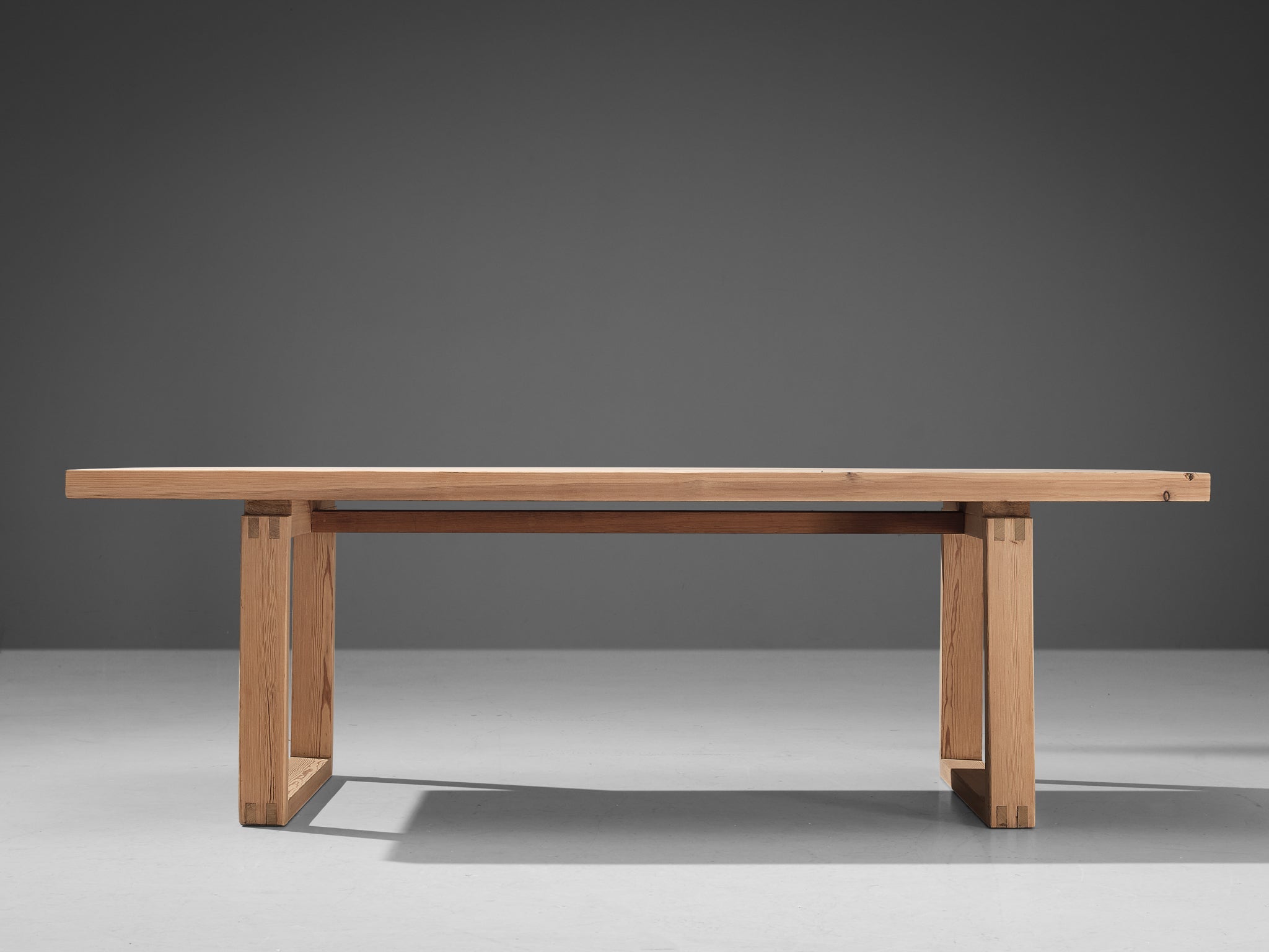 Scandinavian Rectangular Coffee Table in Natural Pine tables Morentz