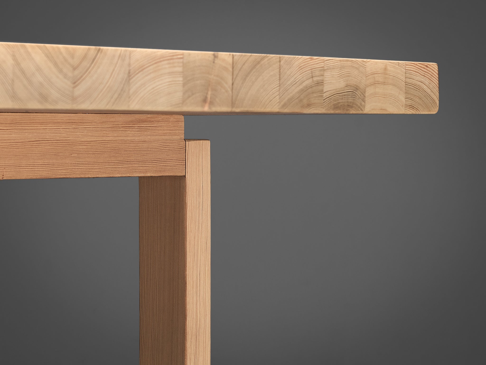 Scandinavian Rectangular Coffee Table in Natural Pine tables Morentz