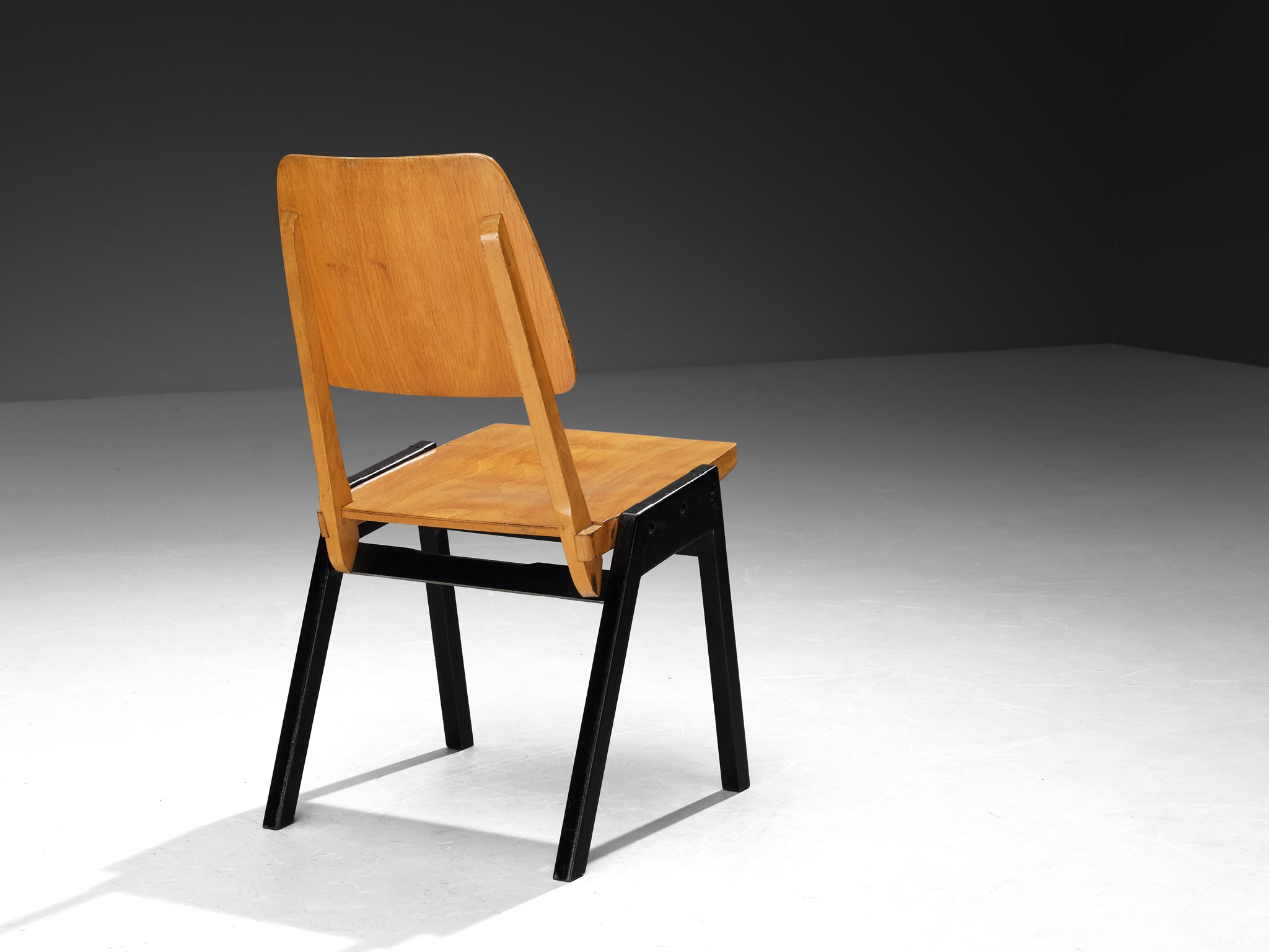 Roland Rainer Dining Chairs in Wood Seating Morentz