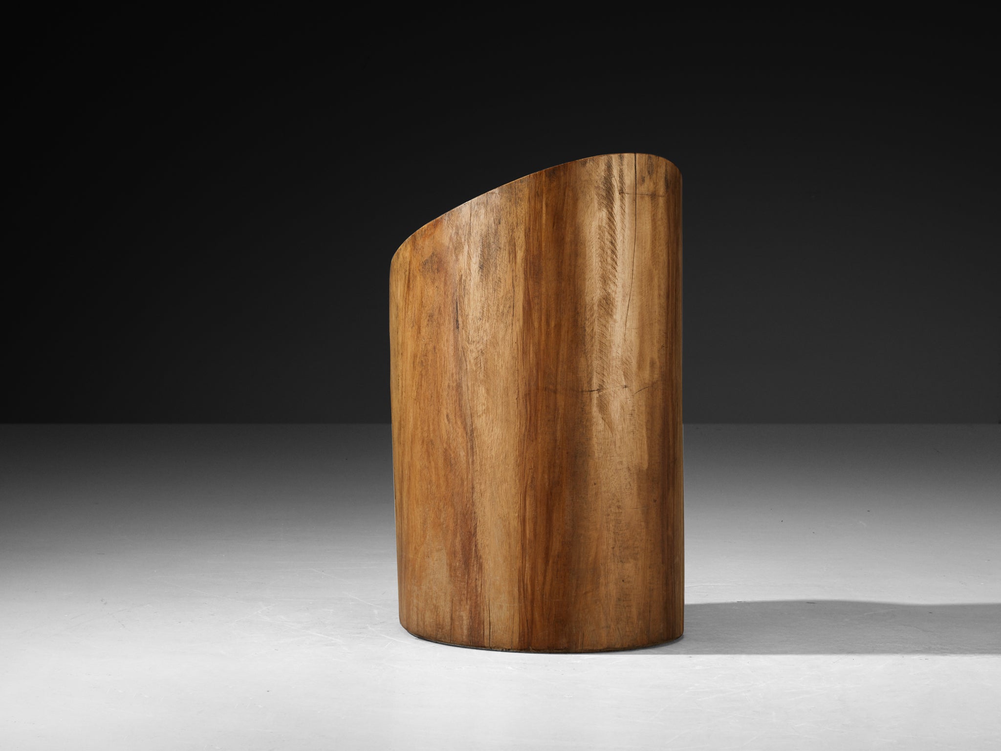 José Zanine Caldas Pilão Hand-Carved Chair in Brazilian Hardwood Seating Morentz
