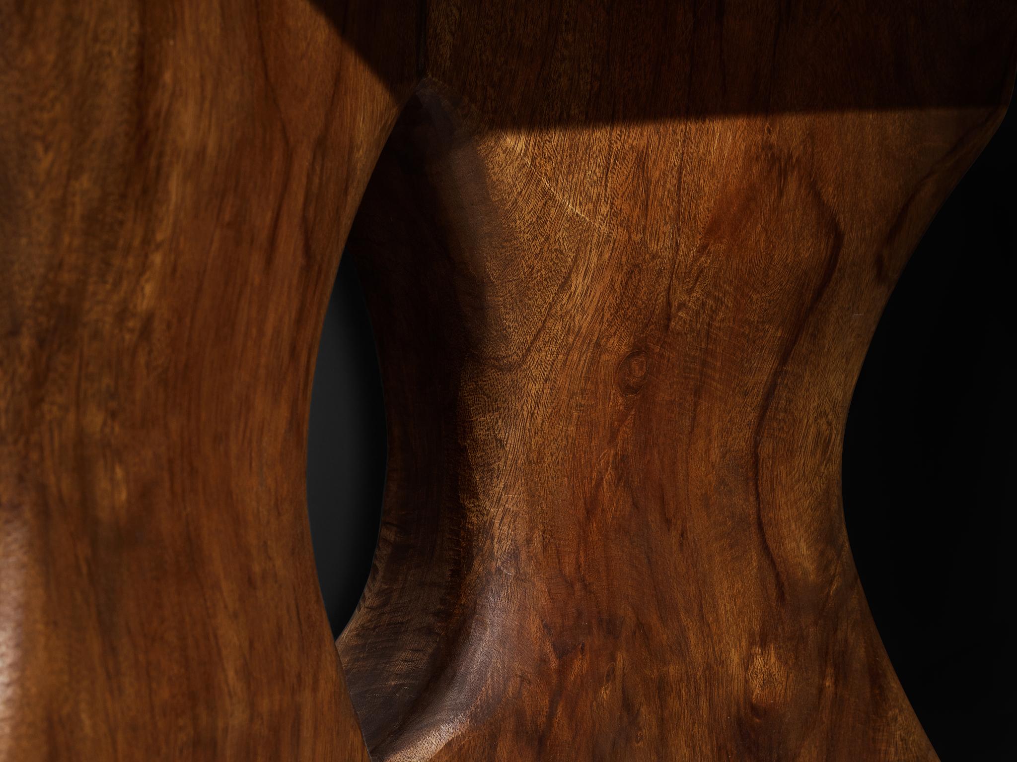 José Zanine Caldas Large Hand-Carved Console in Brazilian Hardwood tables Morentz