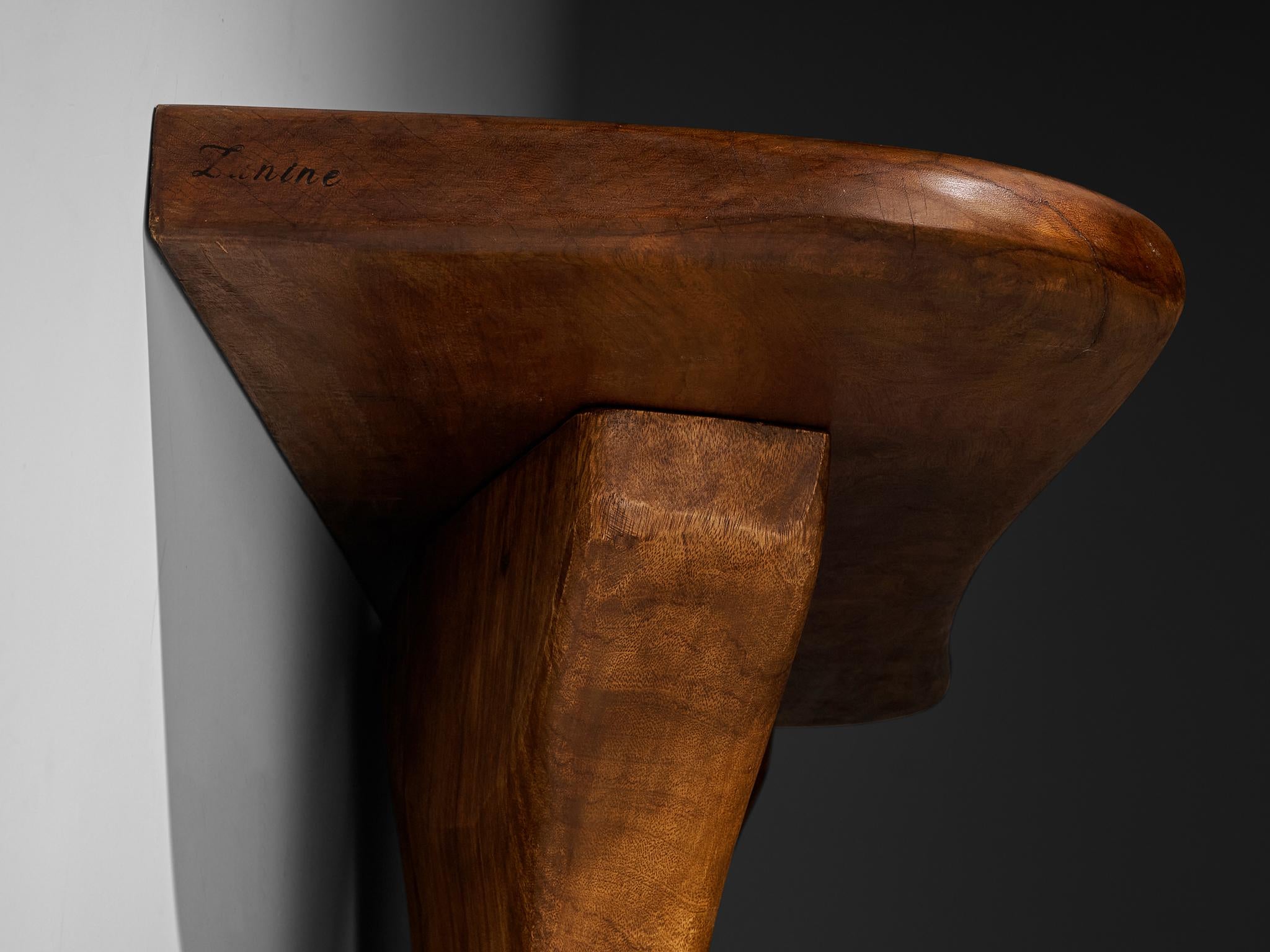 José Zanine Caldas Large Hand-Carved Console in Brazilian Hardwood tables Morentz
