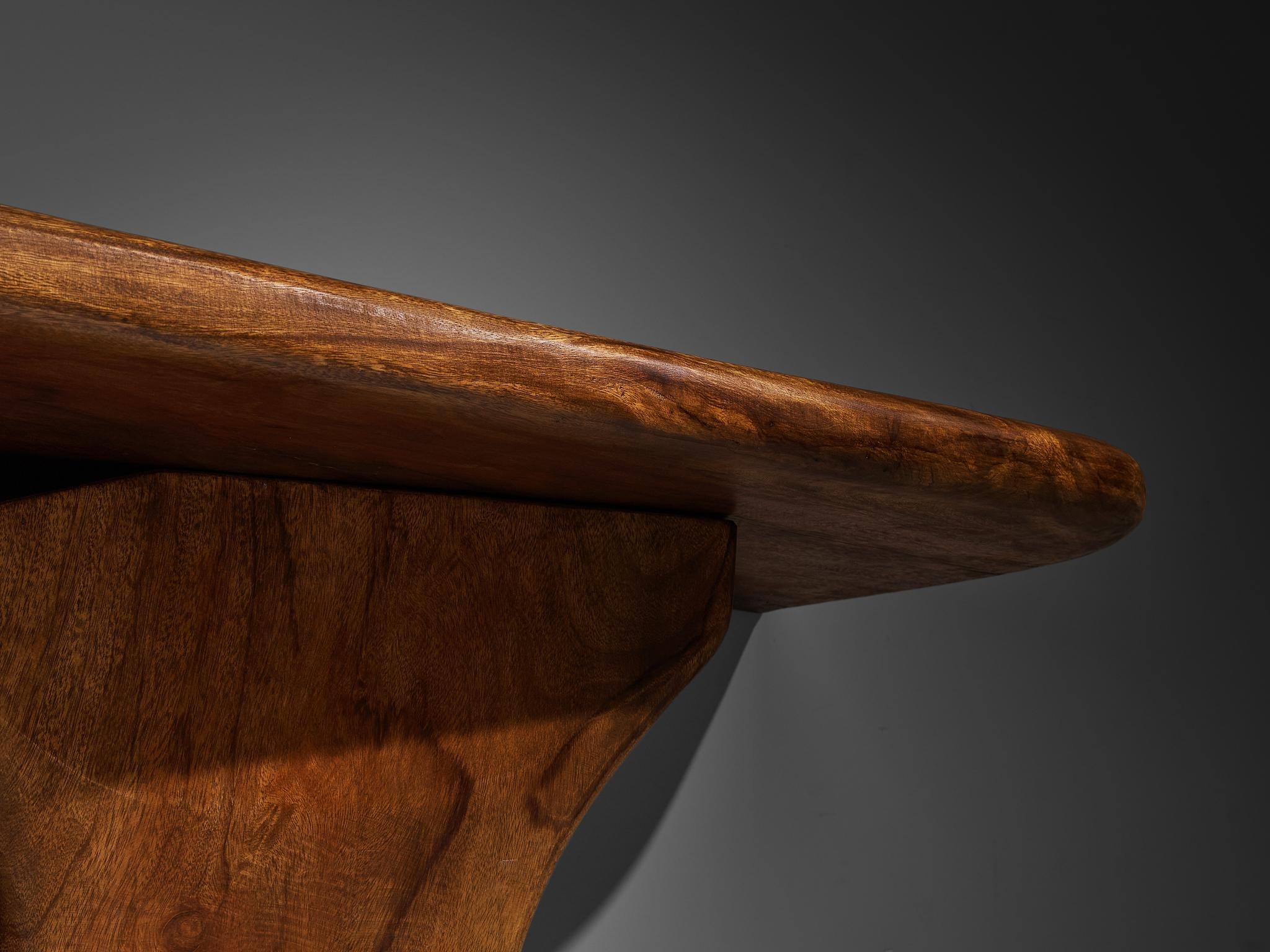 José Zanine Caldas Large Hand-Carved Console in Brazilian Hardwood tables Morentz