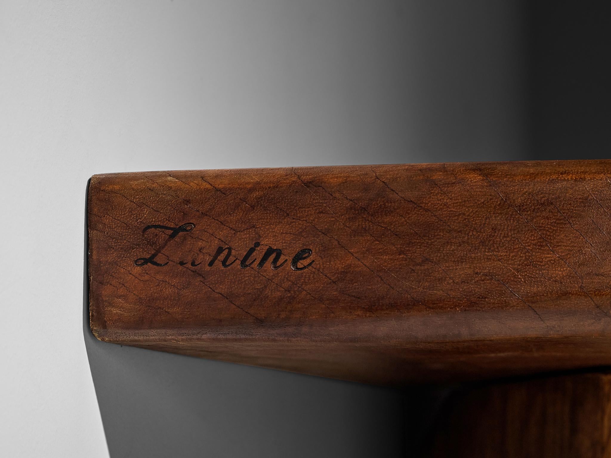 José Zanine Caldas Large Hand-Carved Console in Brazilian Hardwood tables Morentz