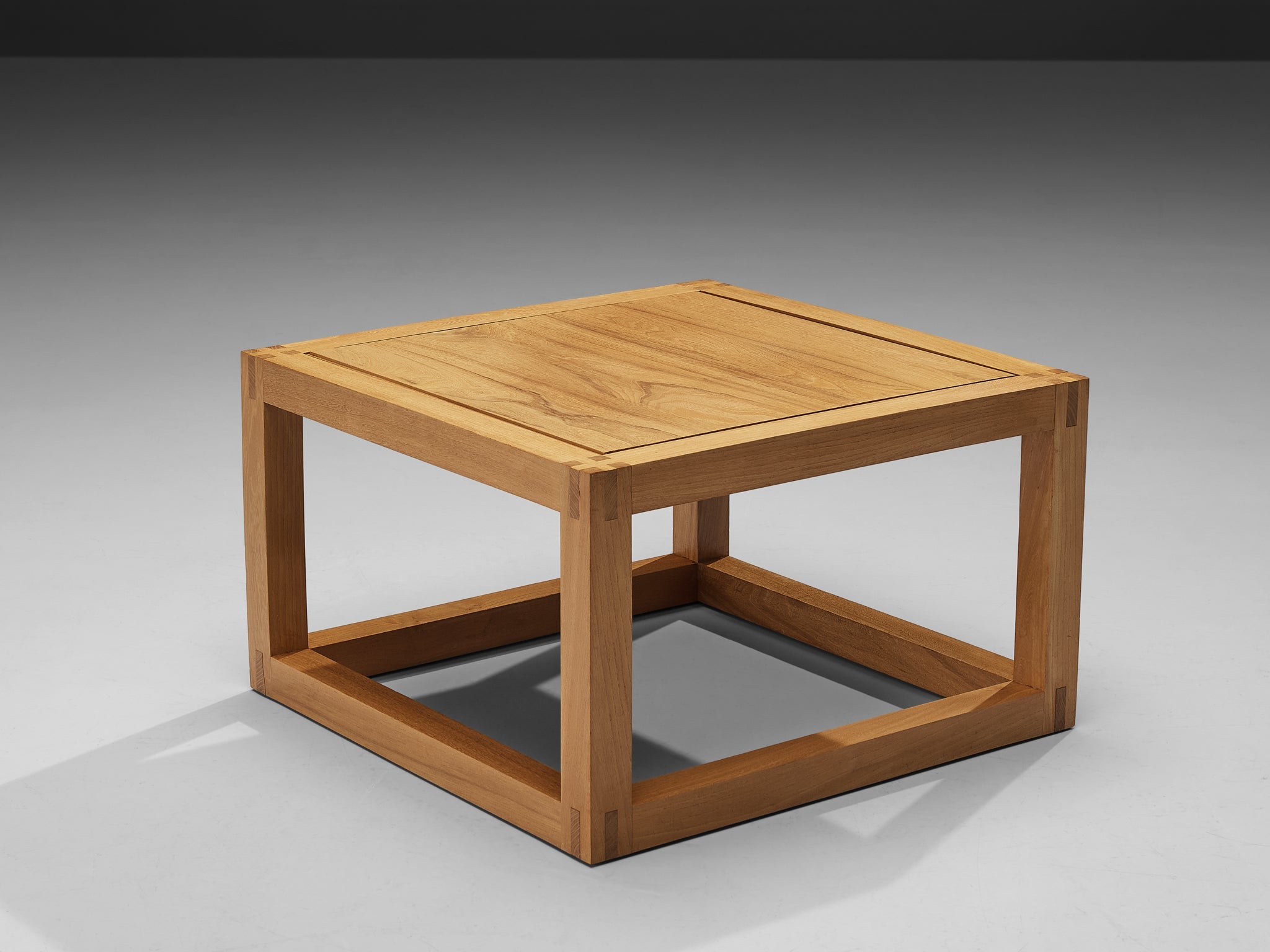 Maison Regain Cubic Side Table in Solid Elm tables Morentz