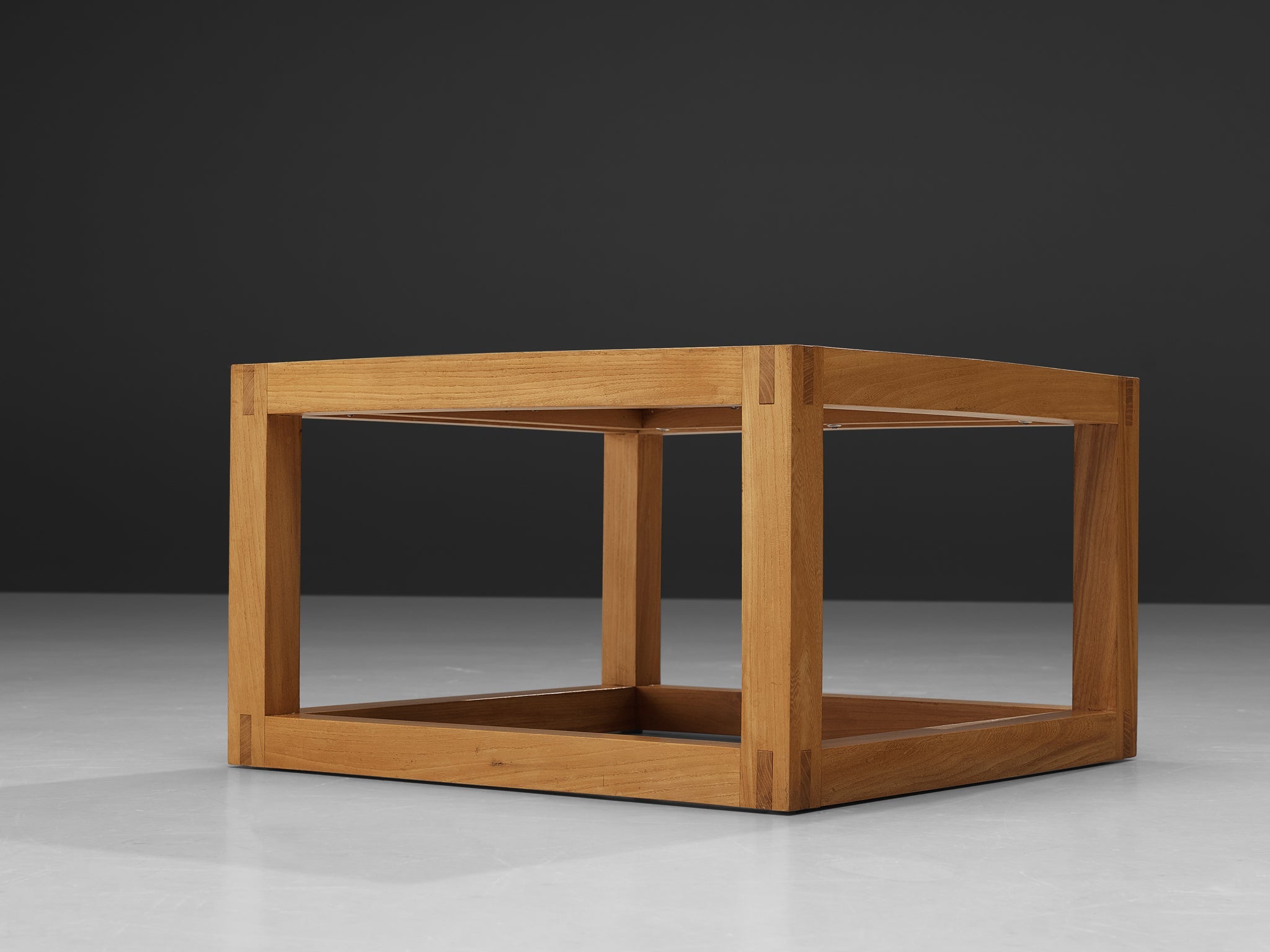 Maison Regain Cubic Side Table in Solid Elm tables Morentz