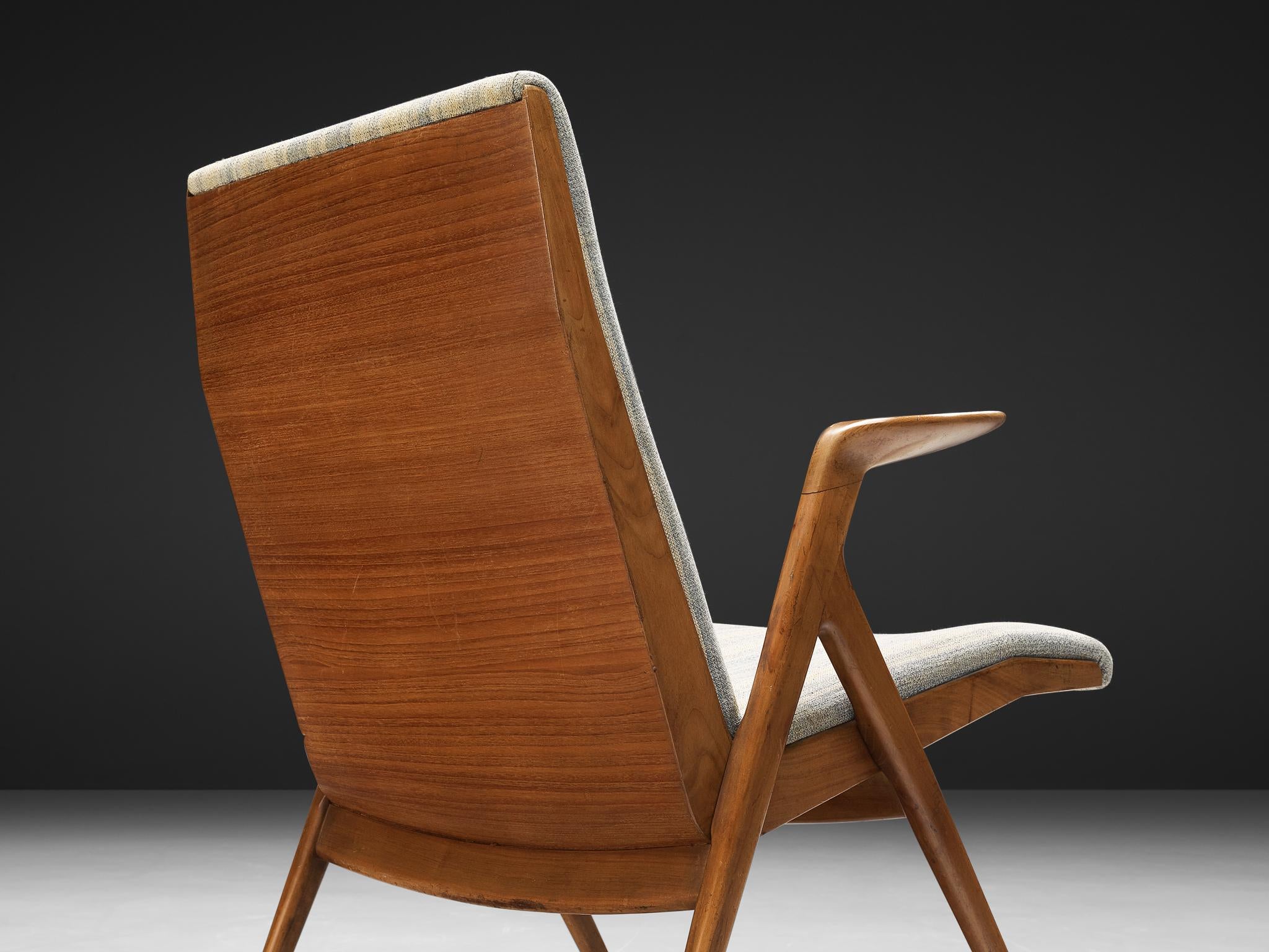 Pair of Taichiro Nakay Armchairs in Cherry Wood seating Morentz