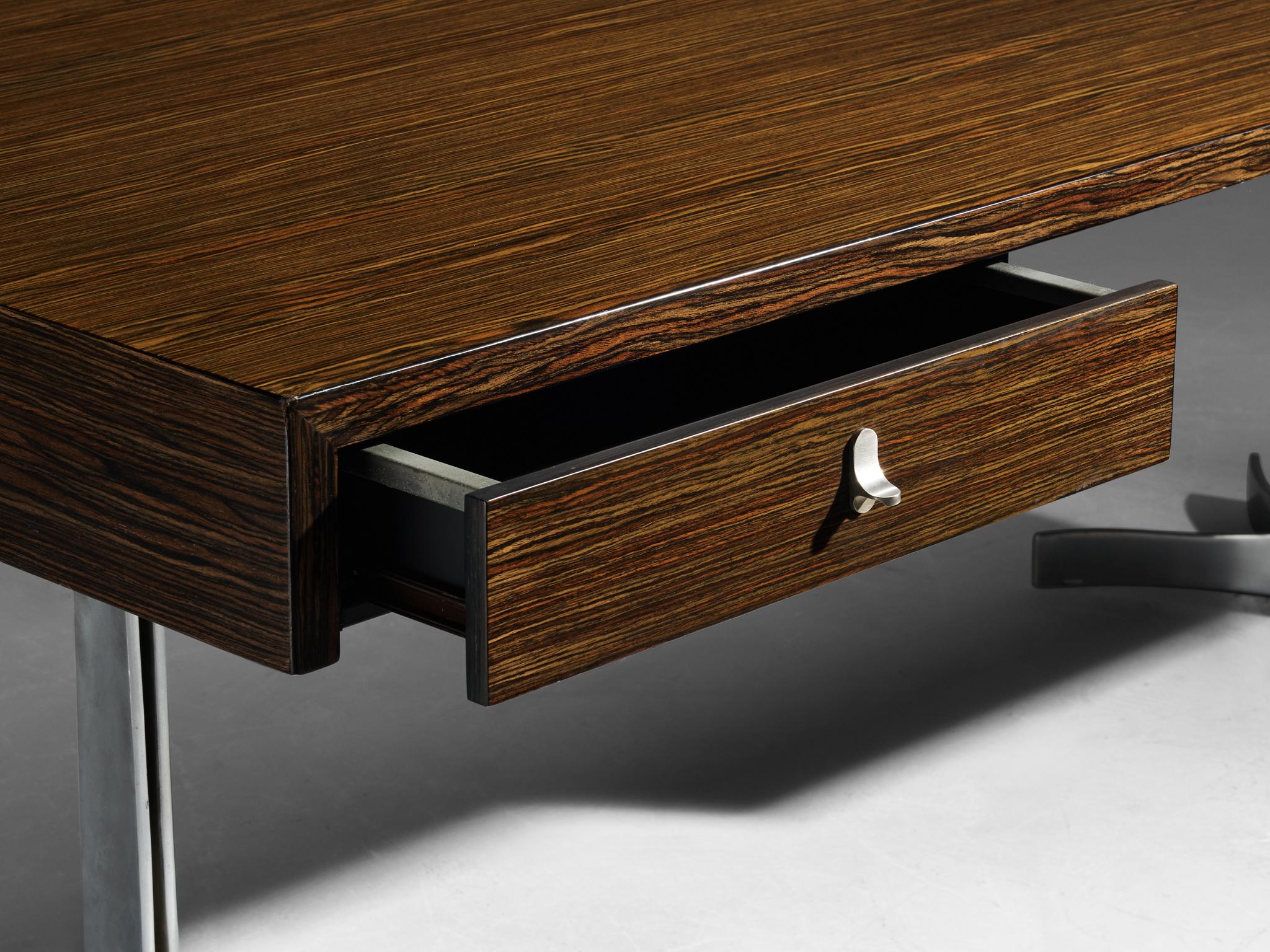 Mid-Century Modern Italian Executive Desk with Sculptural Base tables Morentz