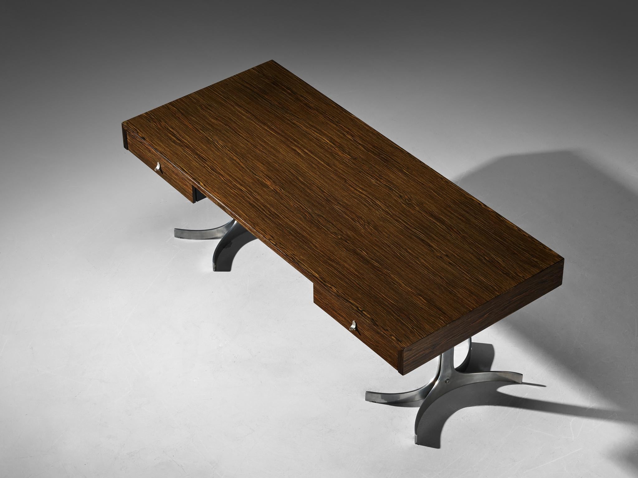 Mid-Century Modern Italian Executive Desk with Sculptural Base tables Morentz