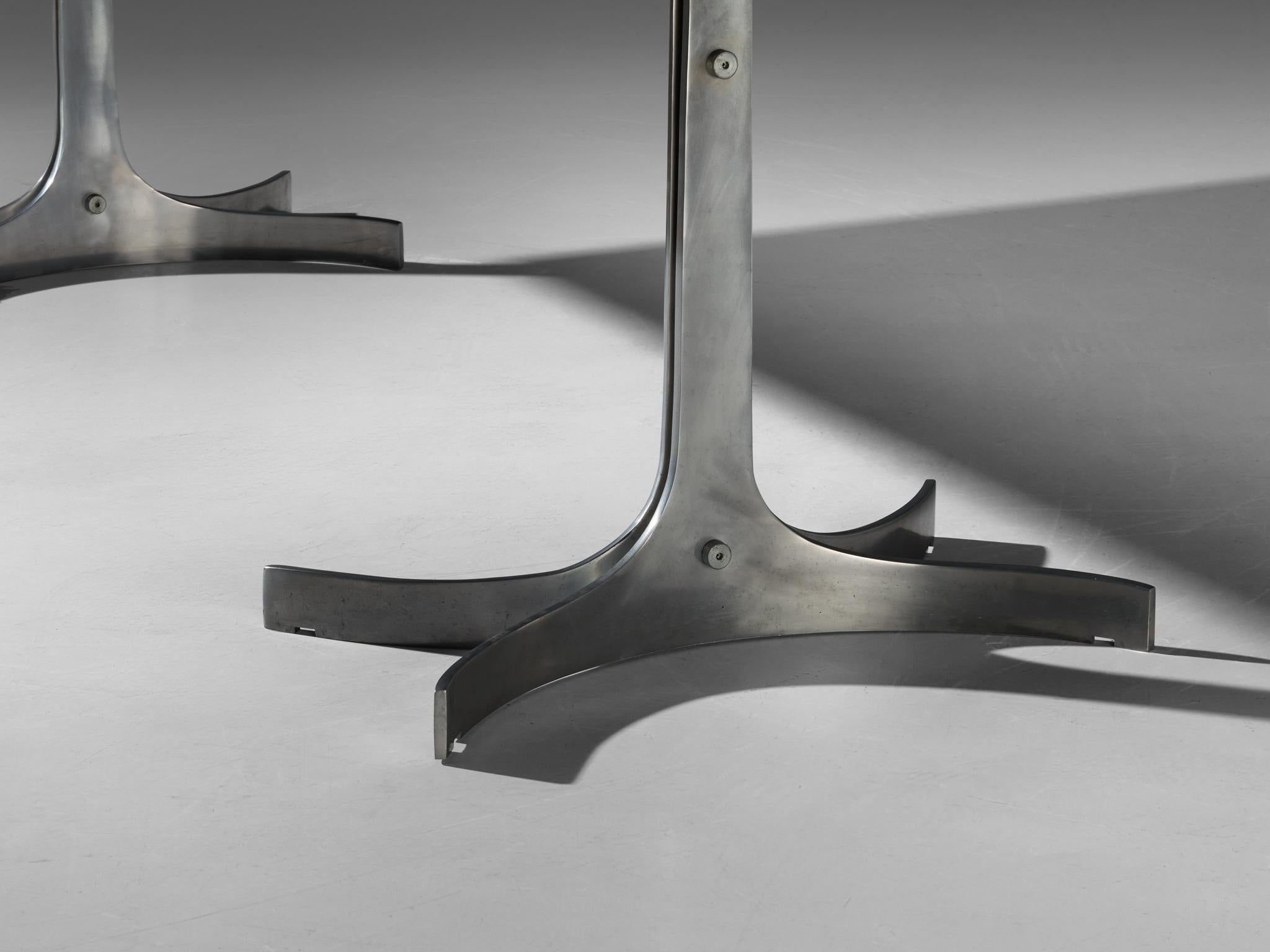 Mid-Century Modern Italian Executive Desk with Sculptural Base tables Morentz