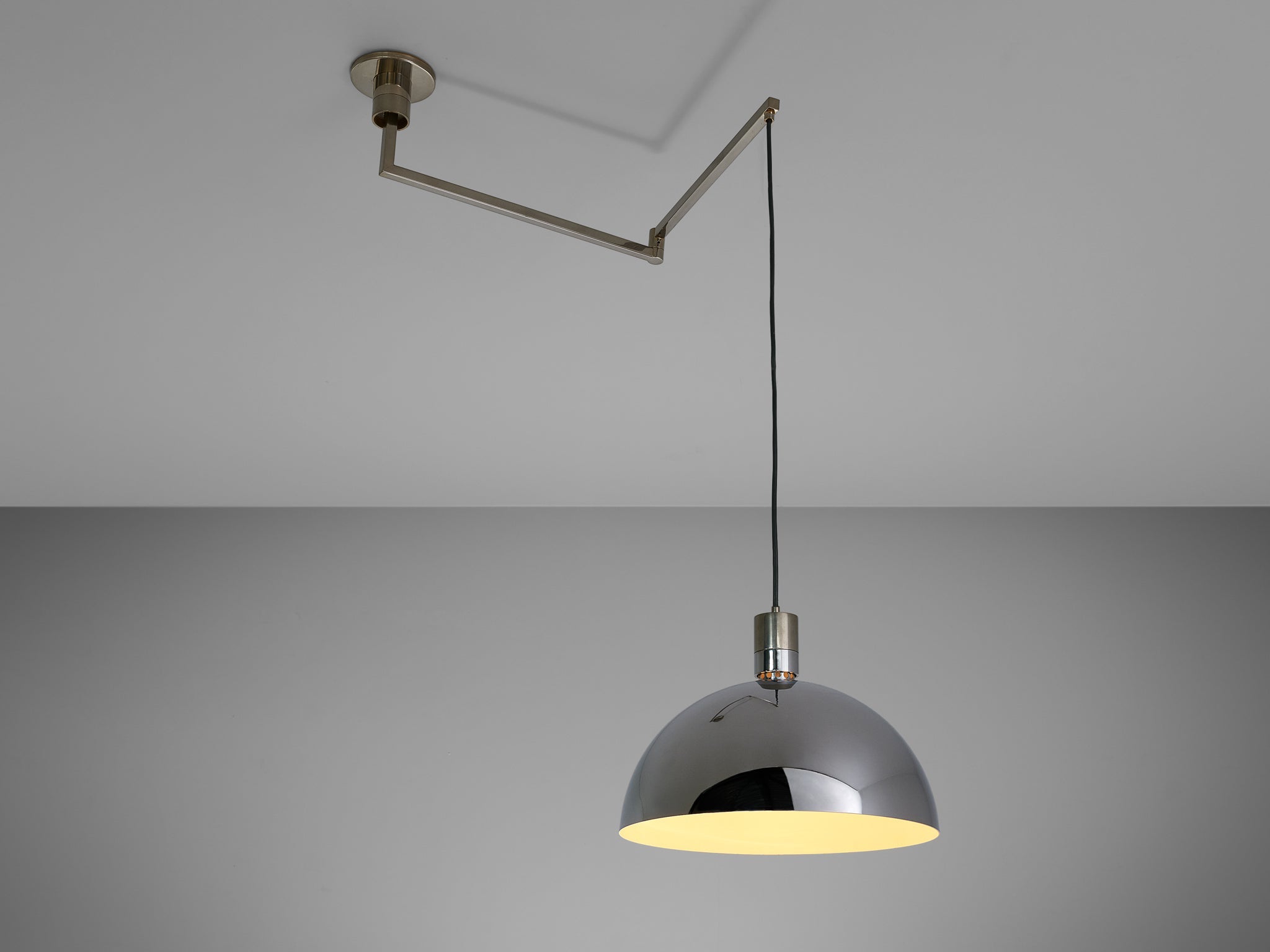 Franco Albini, Franca Helg and Antonio Piva ‘AM/AS’ Pendant Lamp in Metal lighting Morentz