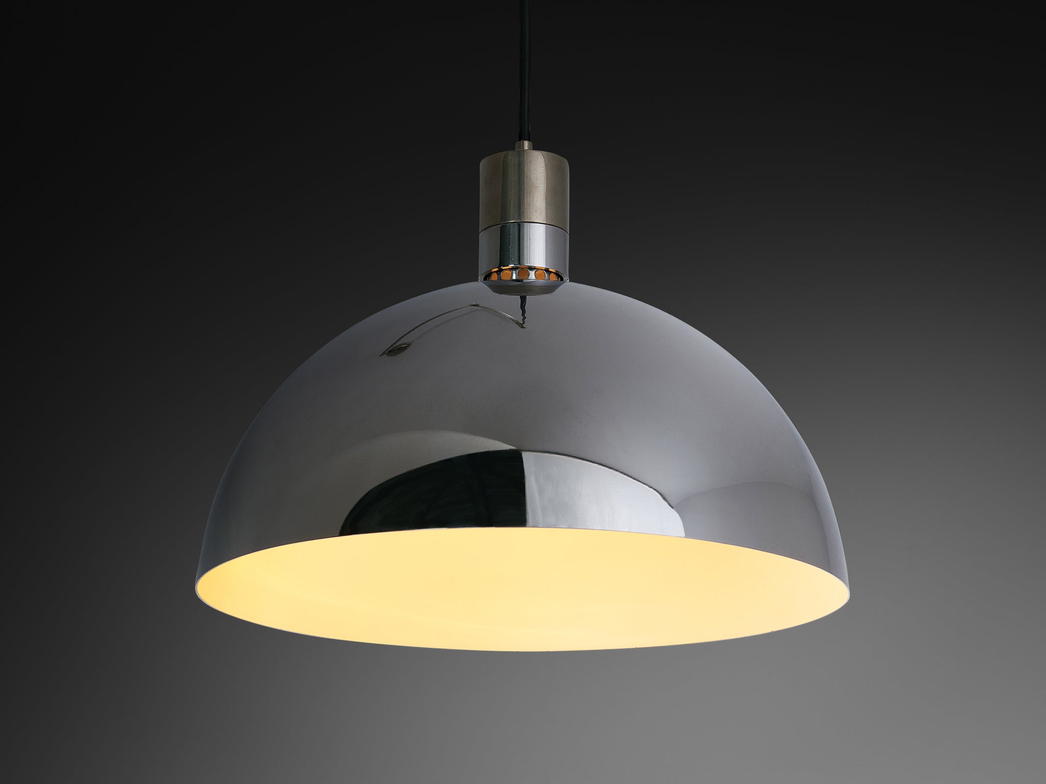 Franco Albini, Franca Helg and Antonio Piva ‘AM/AS’ Pendant Lamp in Metal Lighting Morentz