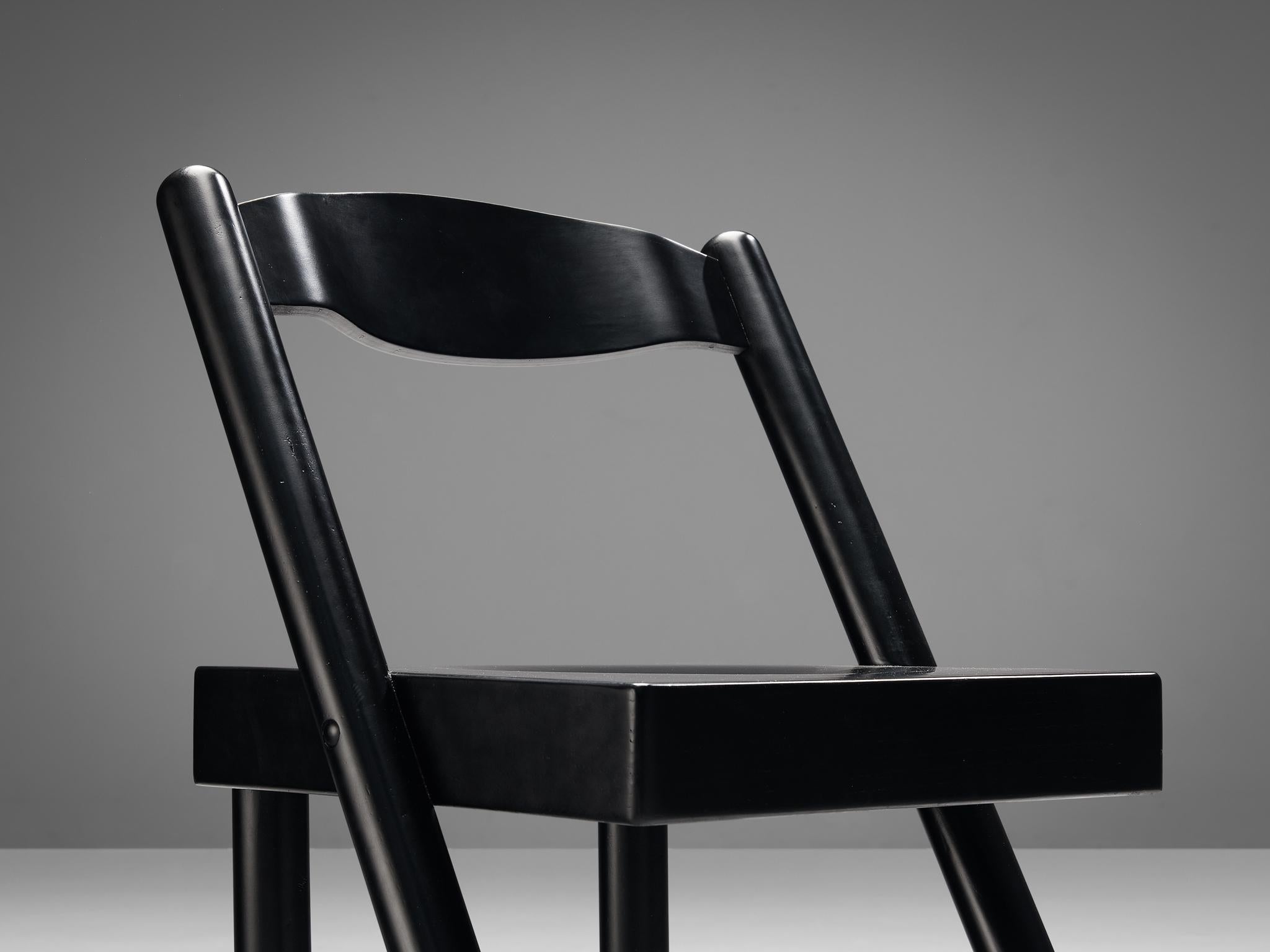 Renato Toso & Roberto Pamio for Stilwood Set of Eight Stools in Stained Ash seating Morentz