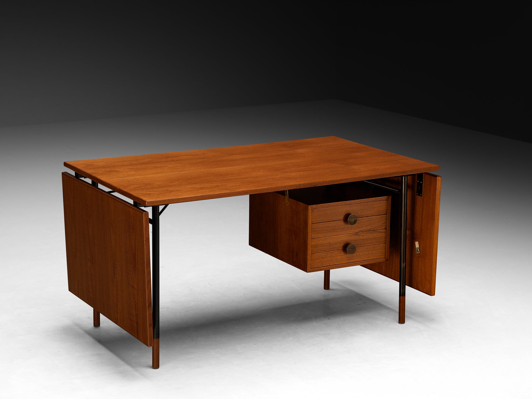 Finn Juhl Rare Desk for Bovirke in Teak Tables Morentz