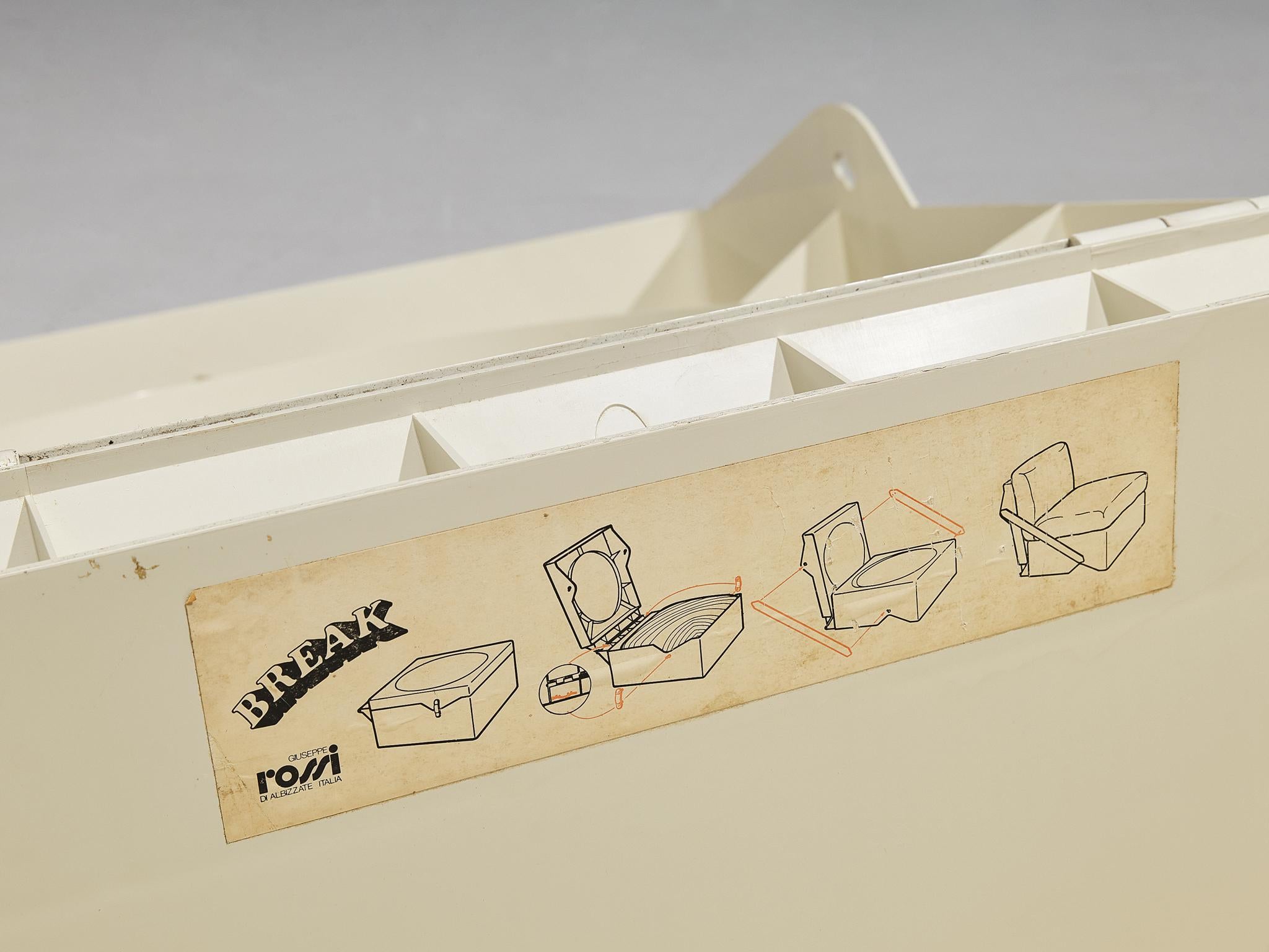 Aldo Barberi for Rossi di Albizzate ‘Break’ Portable Folding Lounge Chair seating Morentz