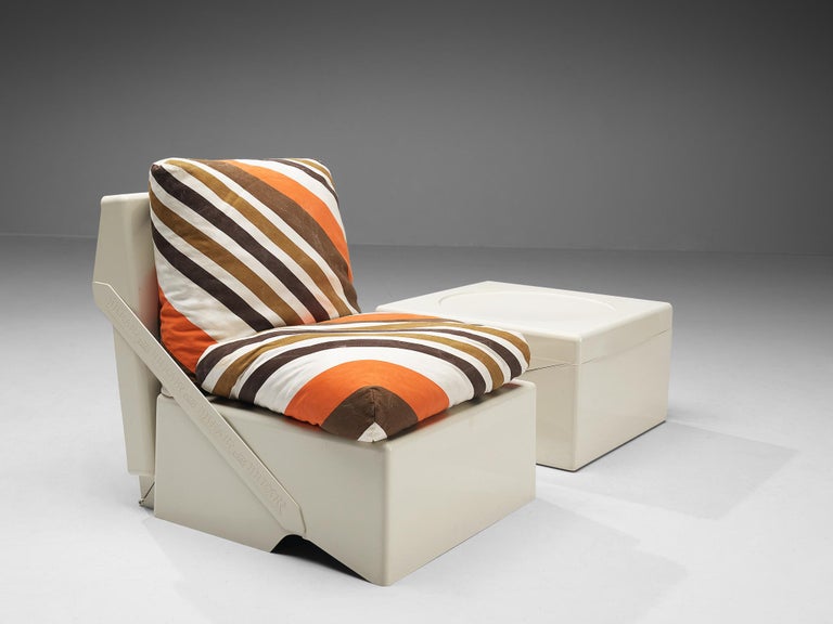Aldo Barberi for Rossi di Albizzate ‘Break’ Portable Folding Lounge Chairs