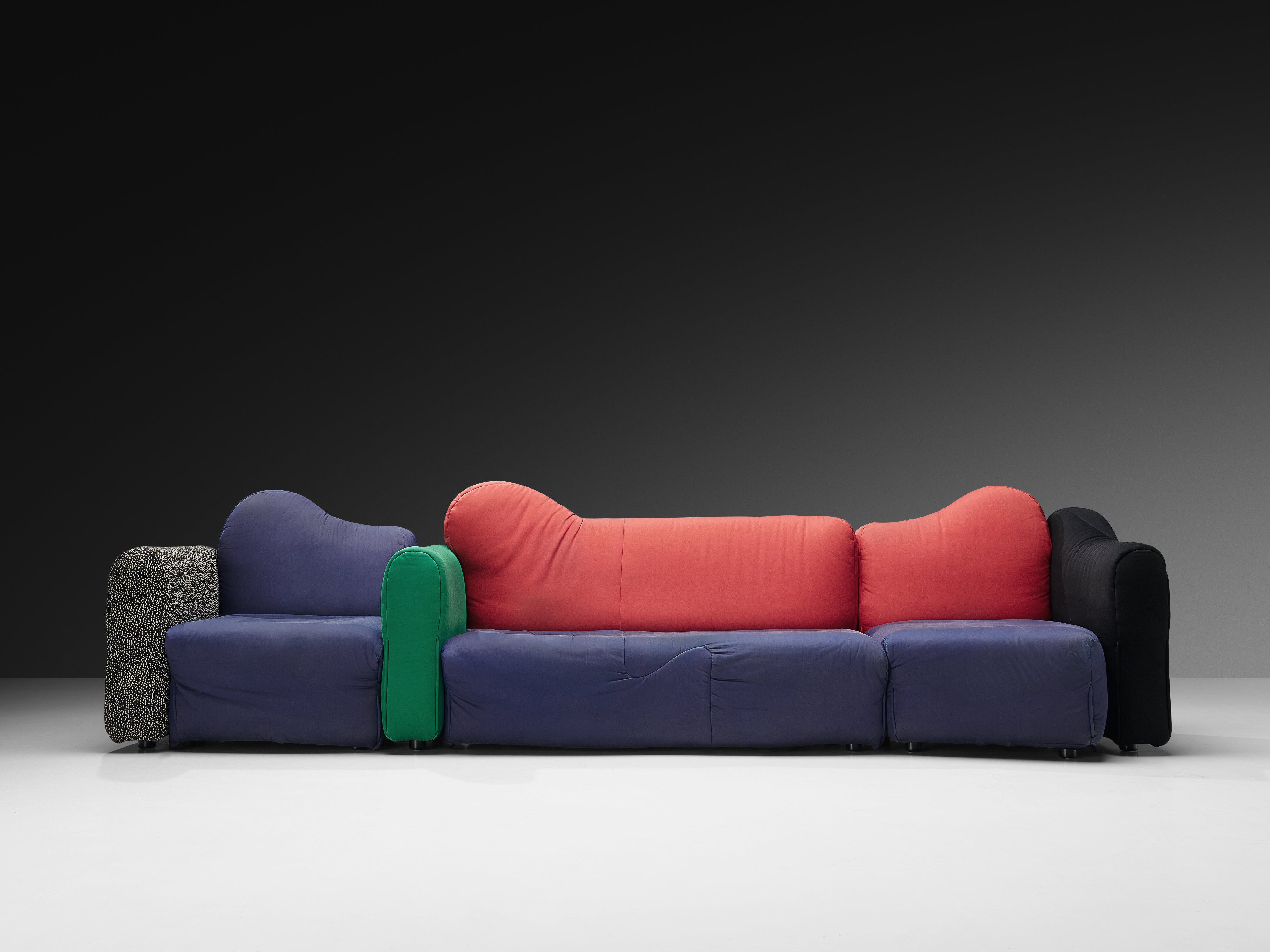 Large Gaetano Pesce for Cassina 'Cannaregio' Modular Sofa Seating Morentz