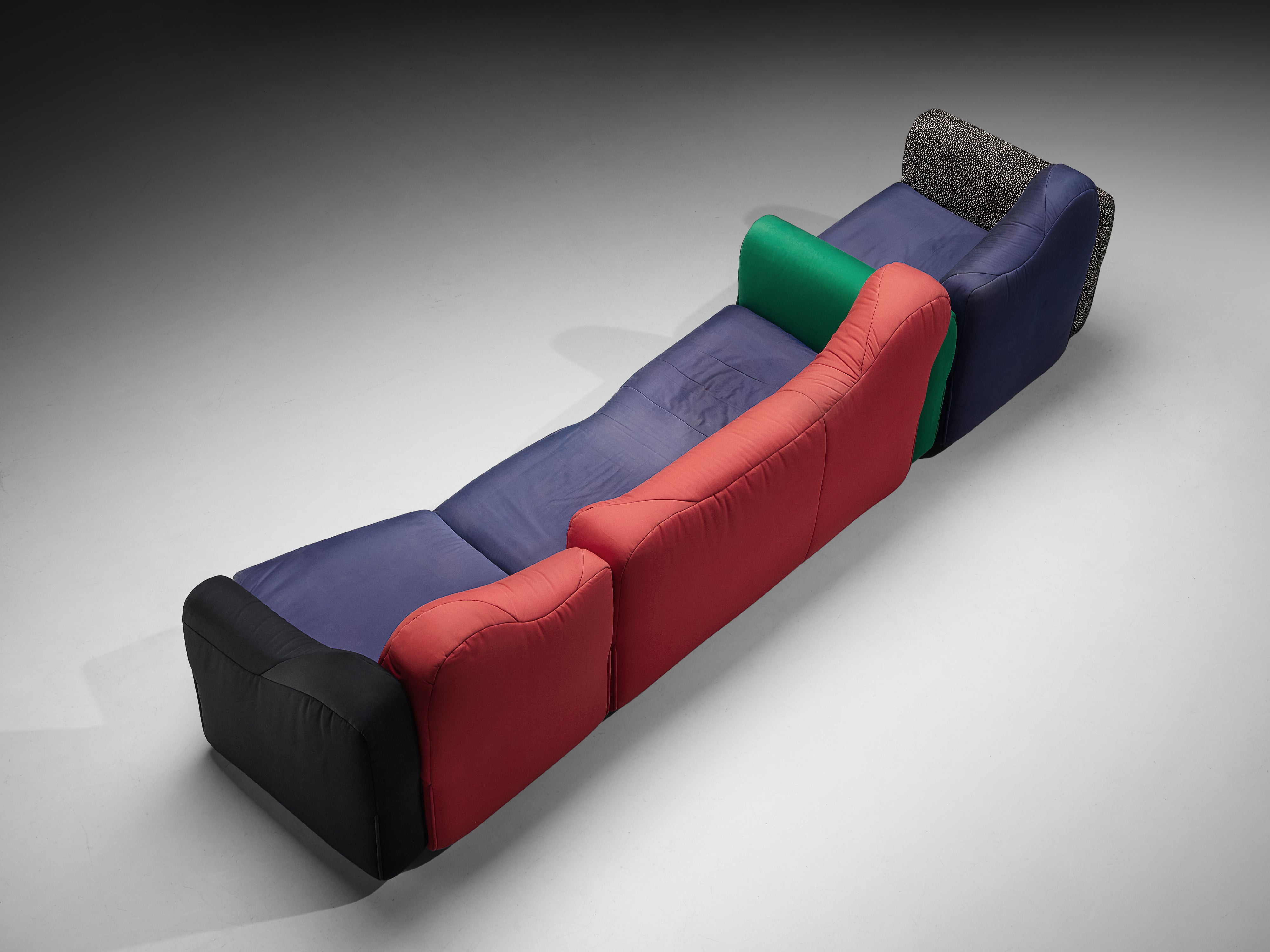 Large Gaetano Pesce for Cassina 'Cannaregio' Modular Sofa Seating Morentz