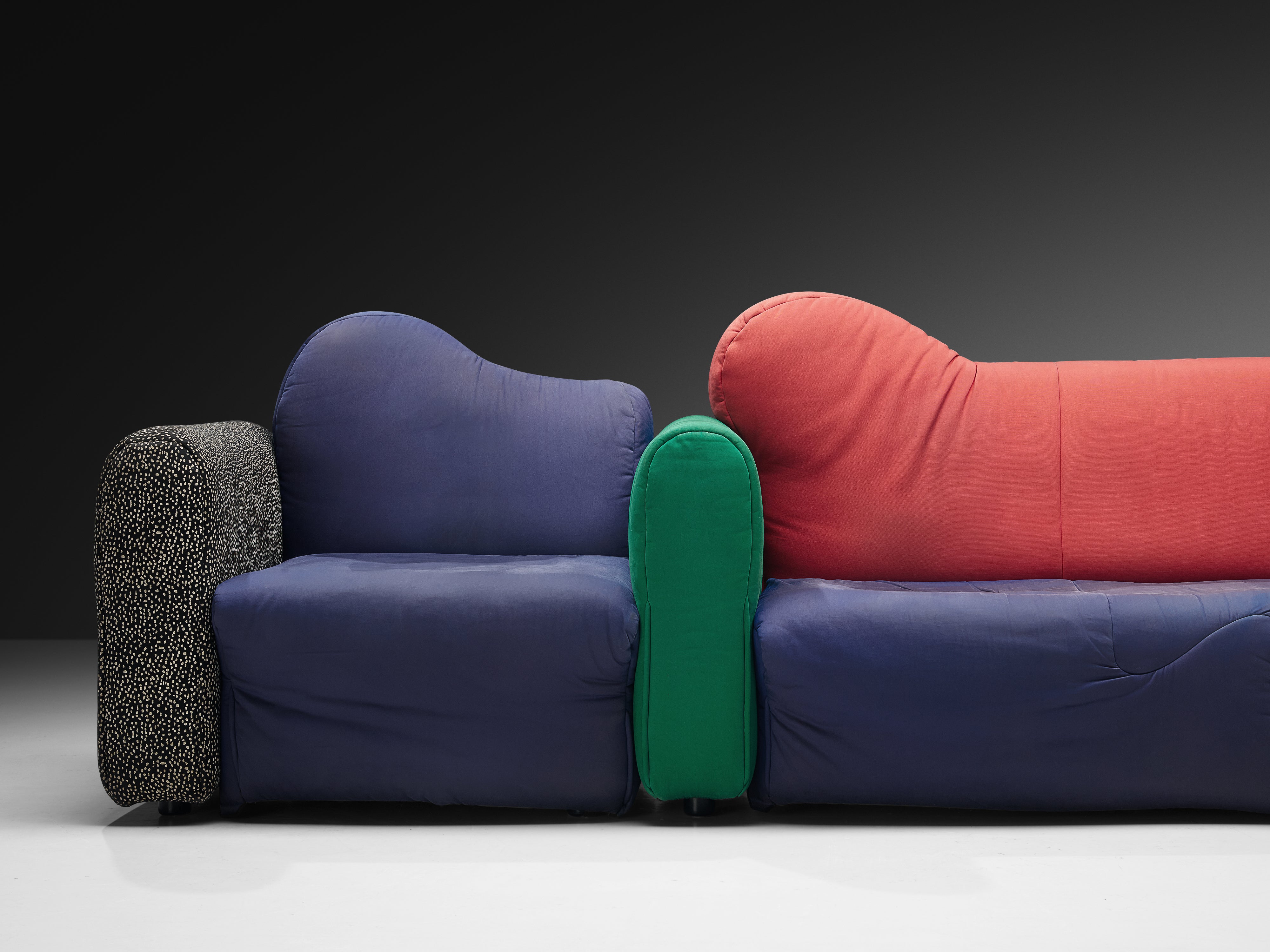 Large Gaetano Pesce for Cassina 'Cannaregio' Modular Sofa Seating Morentz