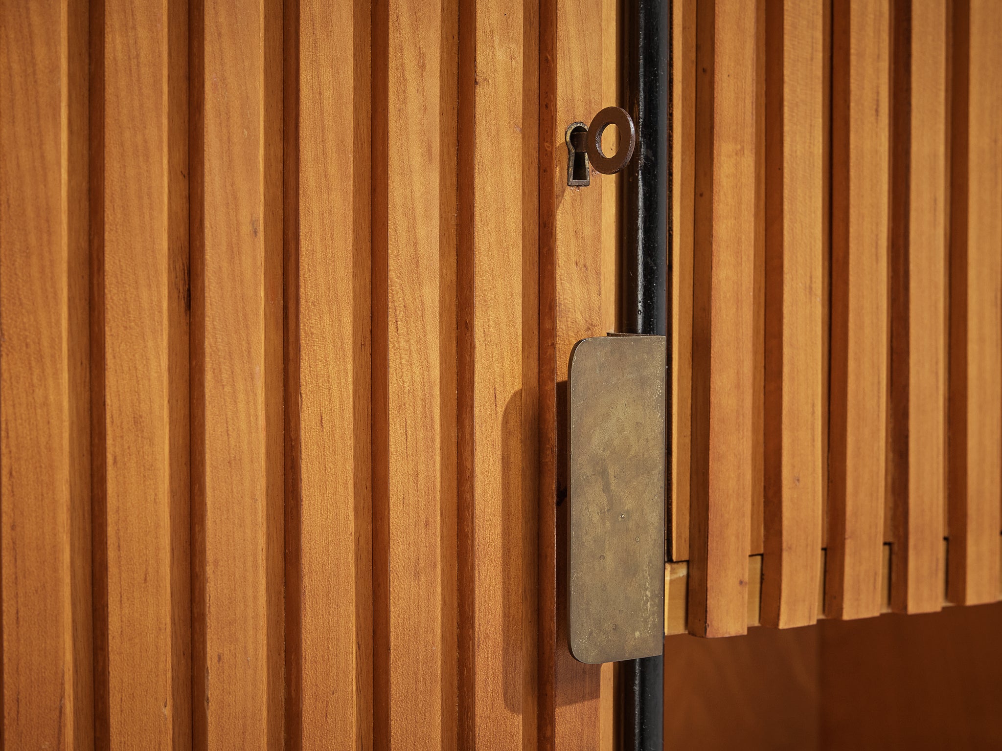 Taichiro Nakay for La Permanente Mobili Wall Cabinet in Cherry Case pieces and storage cabinets Morentz