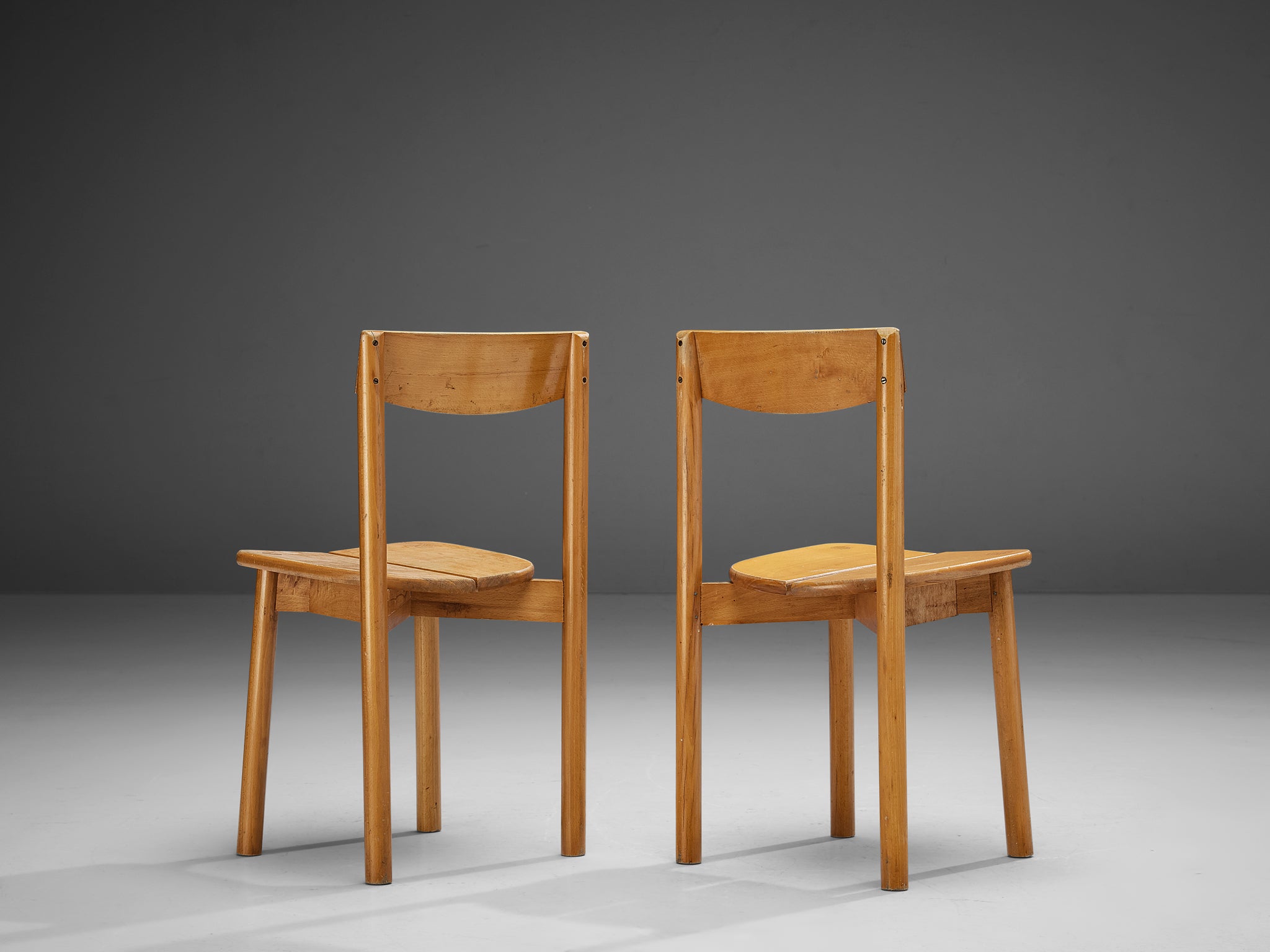 Pierre Gautier-Delaye Set of Six Dining Chairs Seating Morentz