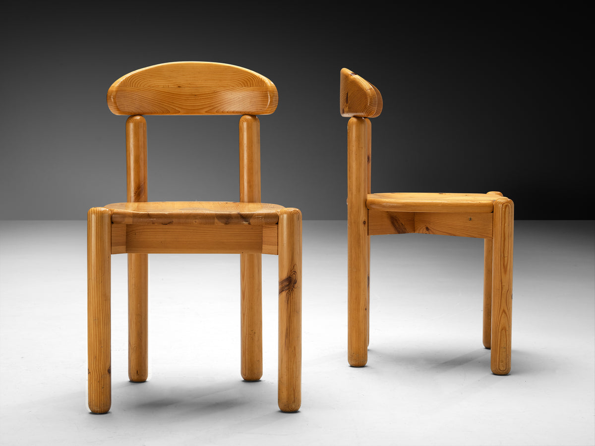 Danish Set of Four Dining Chairs in Pine