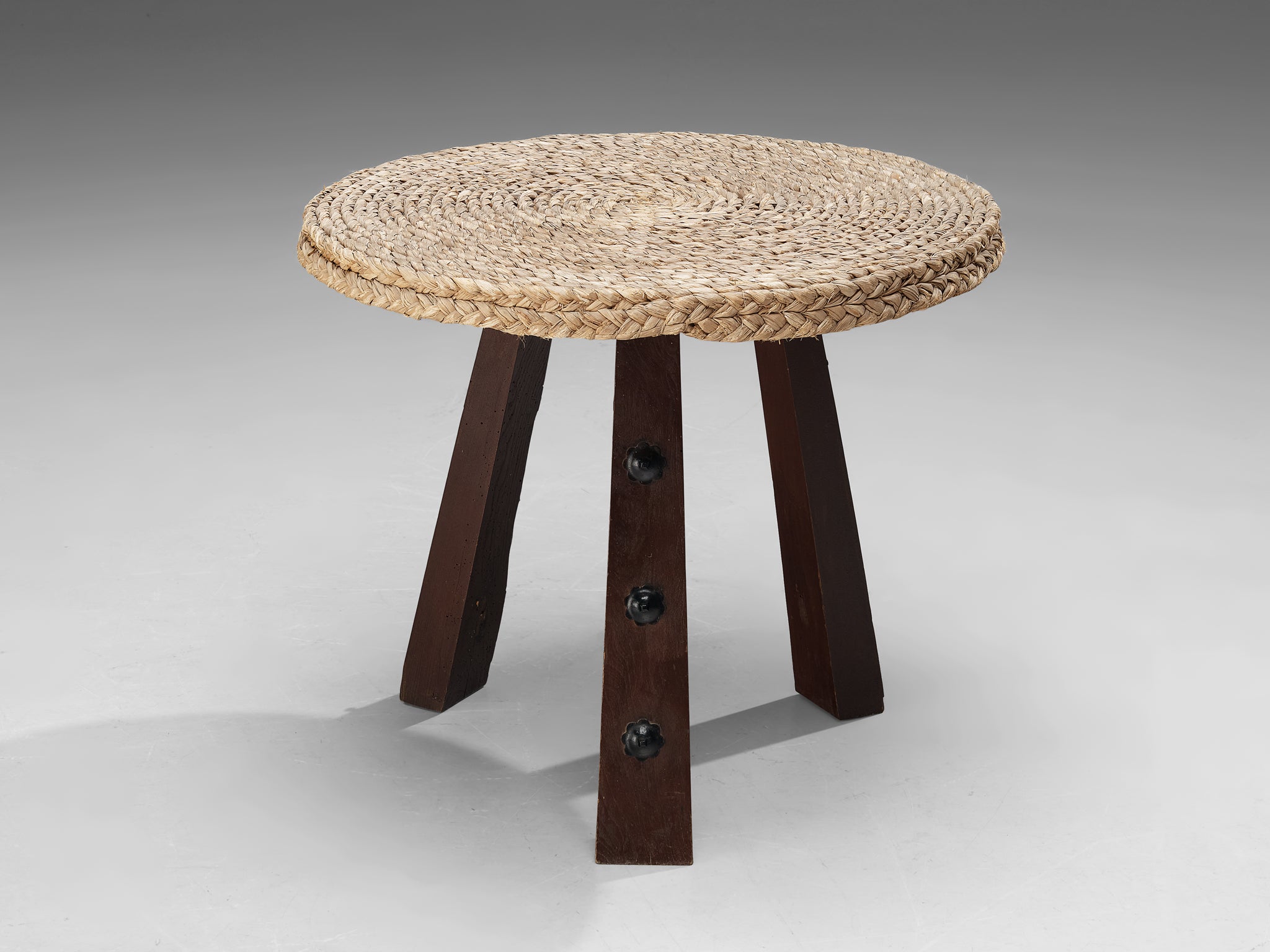 Spanish Table in Braided Straw Tables Morentz