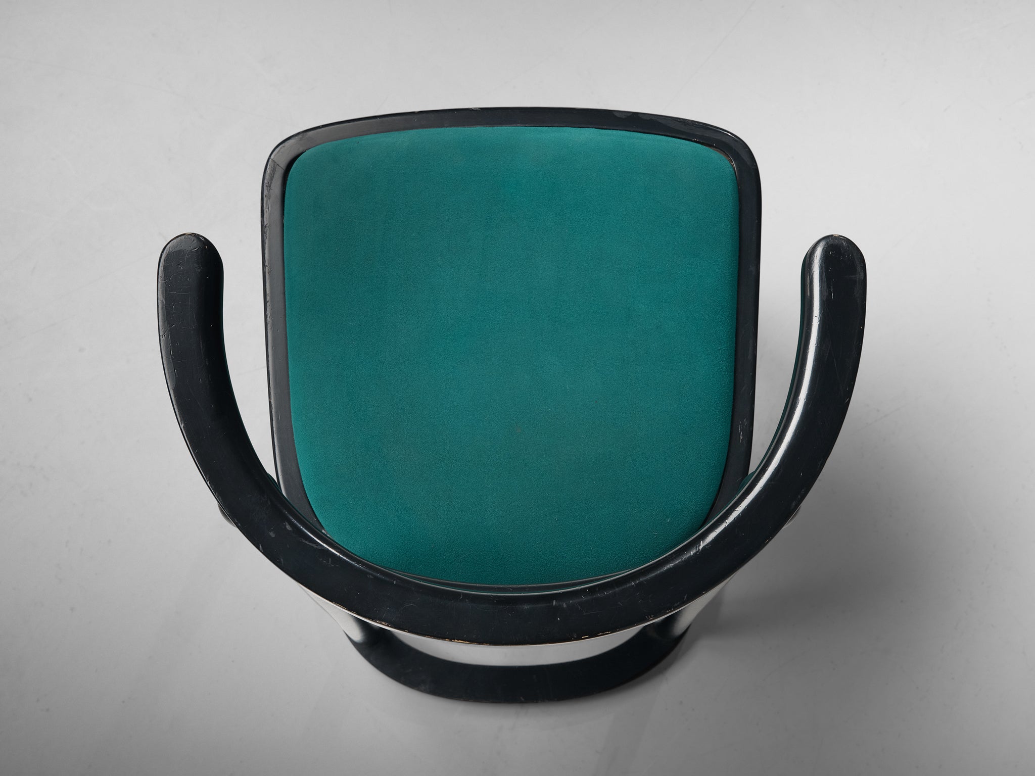 Set of Classic Dining Chairs in Vivid Green Upholstery Seating Morentz