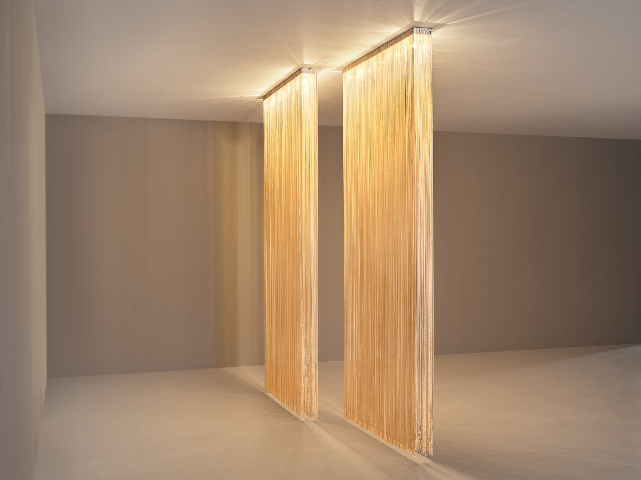Mariyo Yagi for Sirrah 'Garbo' Chandeliers in Nylon lighting Morentz
