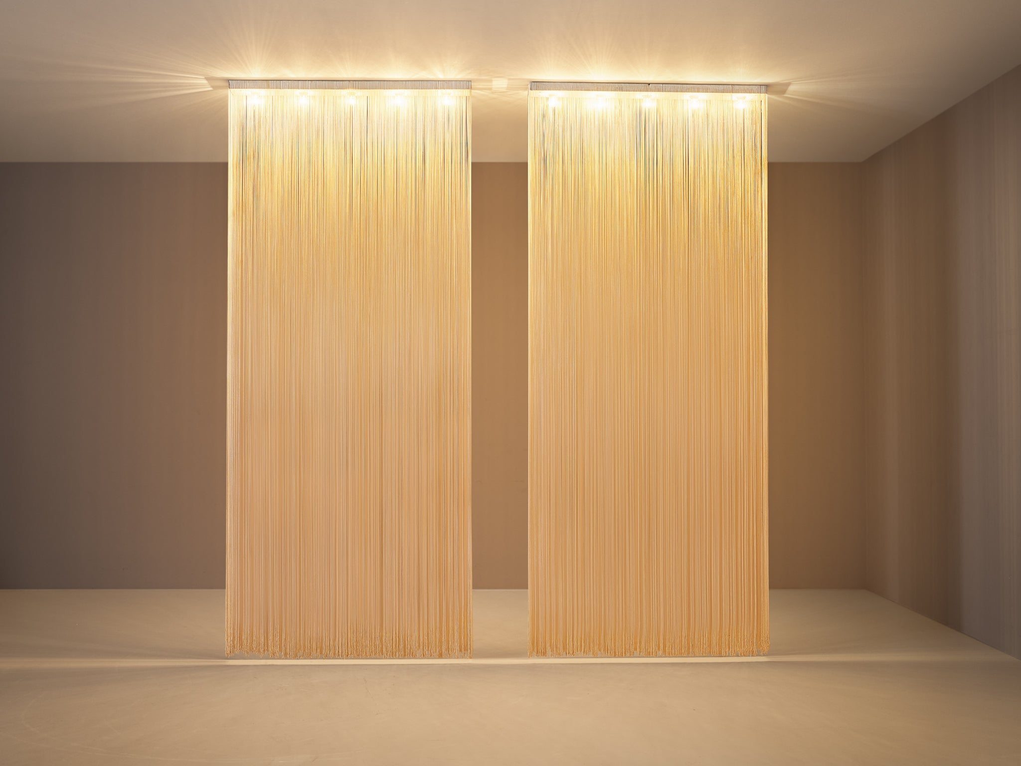 Mariyo Yagi for Sirrah 'Garbo' Chandeliers in Nylon lighting Morentz