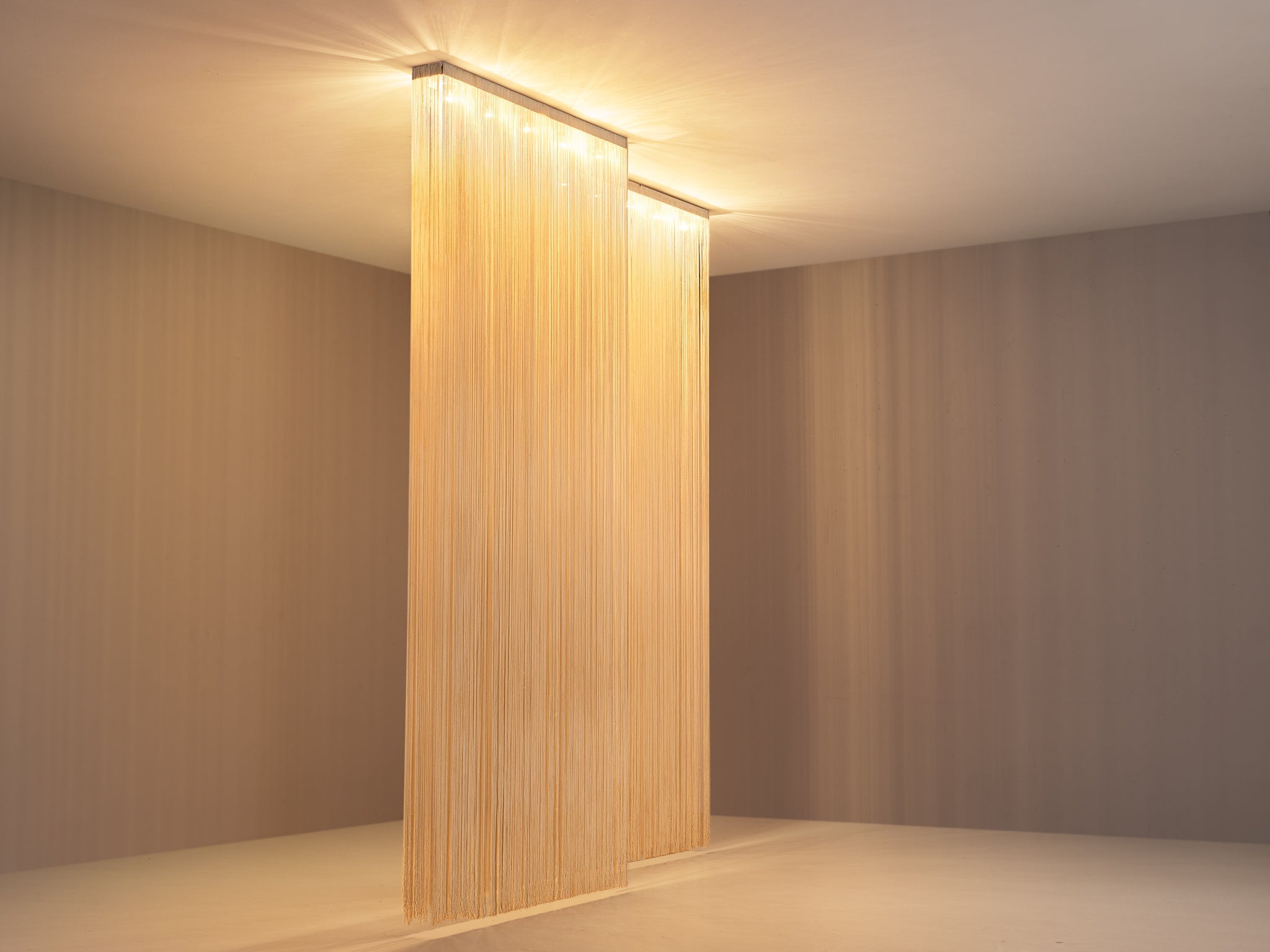 Mariyo Yagi for Sirrah 'Garbo' Chandeliers in Nylon lighting Morentz