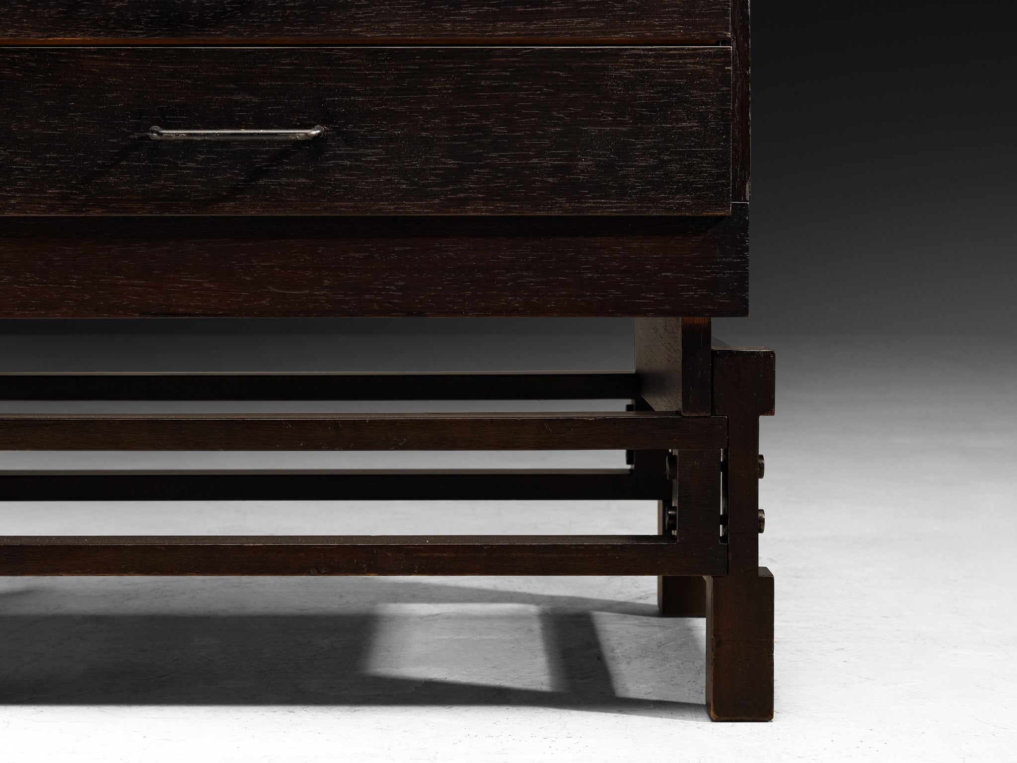 Leonardo Fiori for ISA Bergamo Chest of Drawers in Wenge