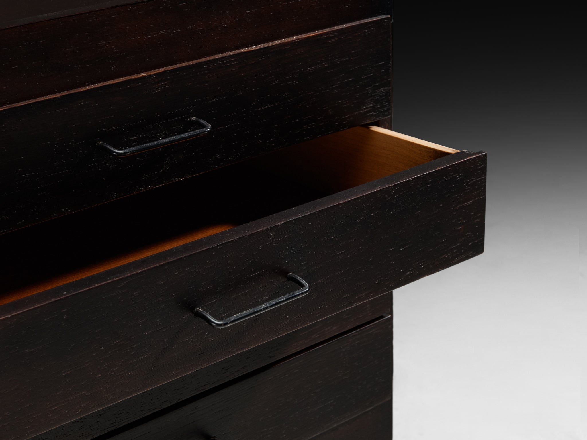 Leonardo Fiori for ISA Bergamo Chest of Drawers in Wenge