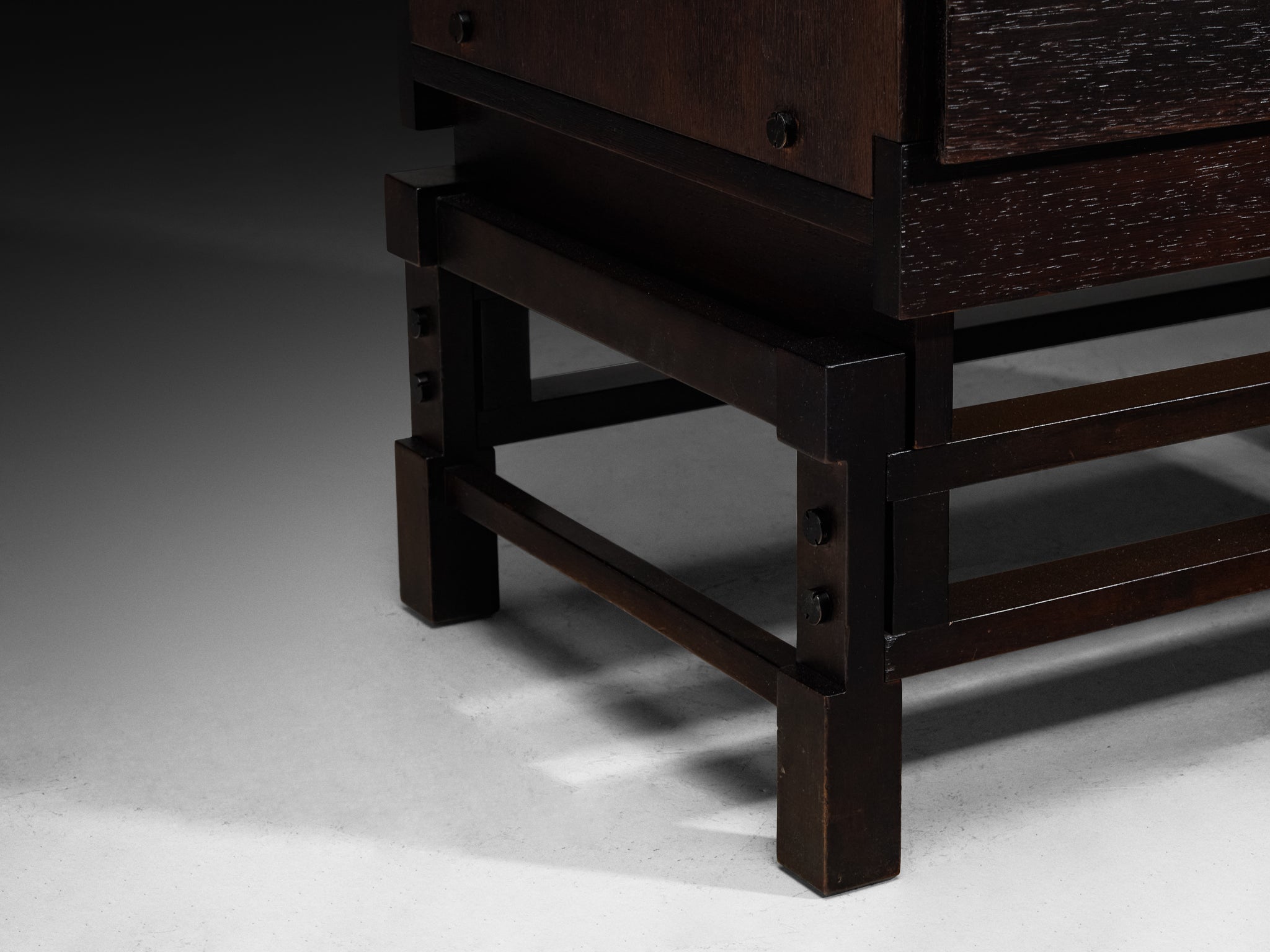 Leonardo Fiori for ISA Bergamo Chest of Drawers in Wenge