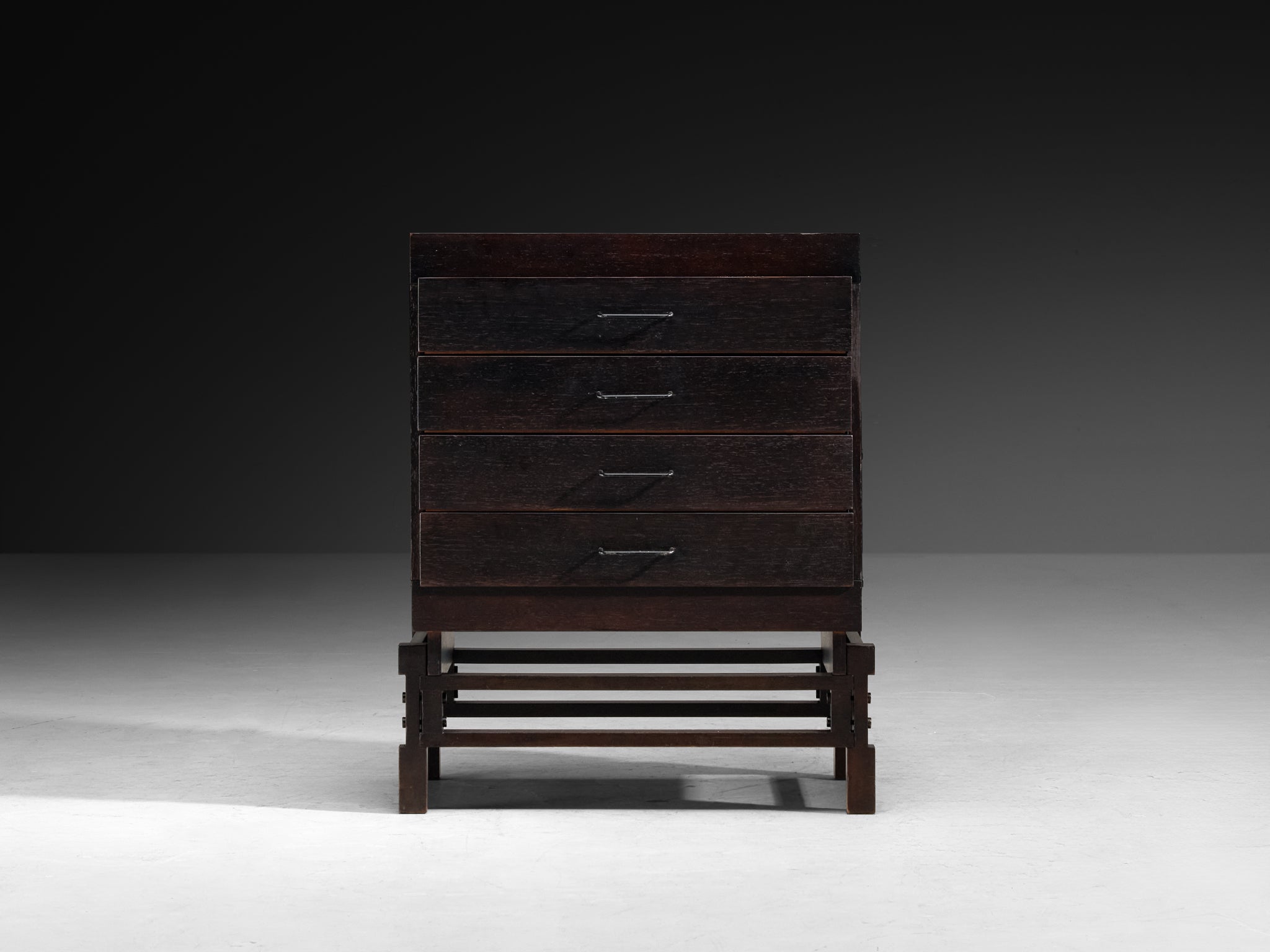 Leonardo Fiori for ISA Bergamo Chest of Drawers in Wenge