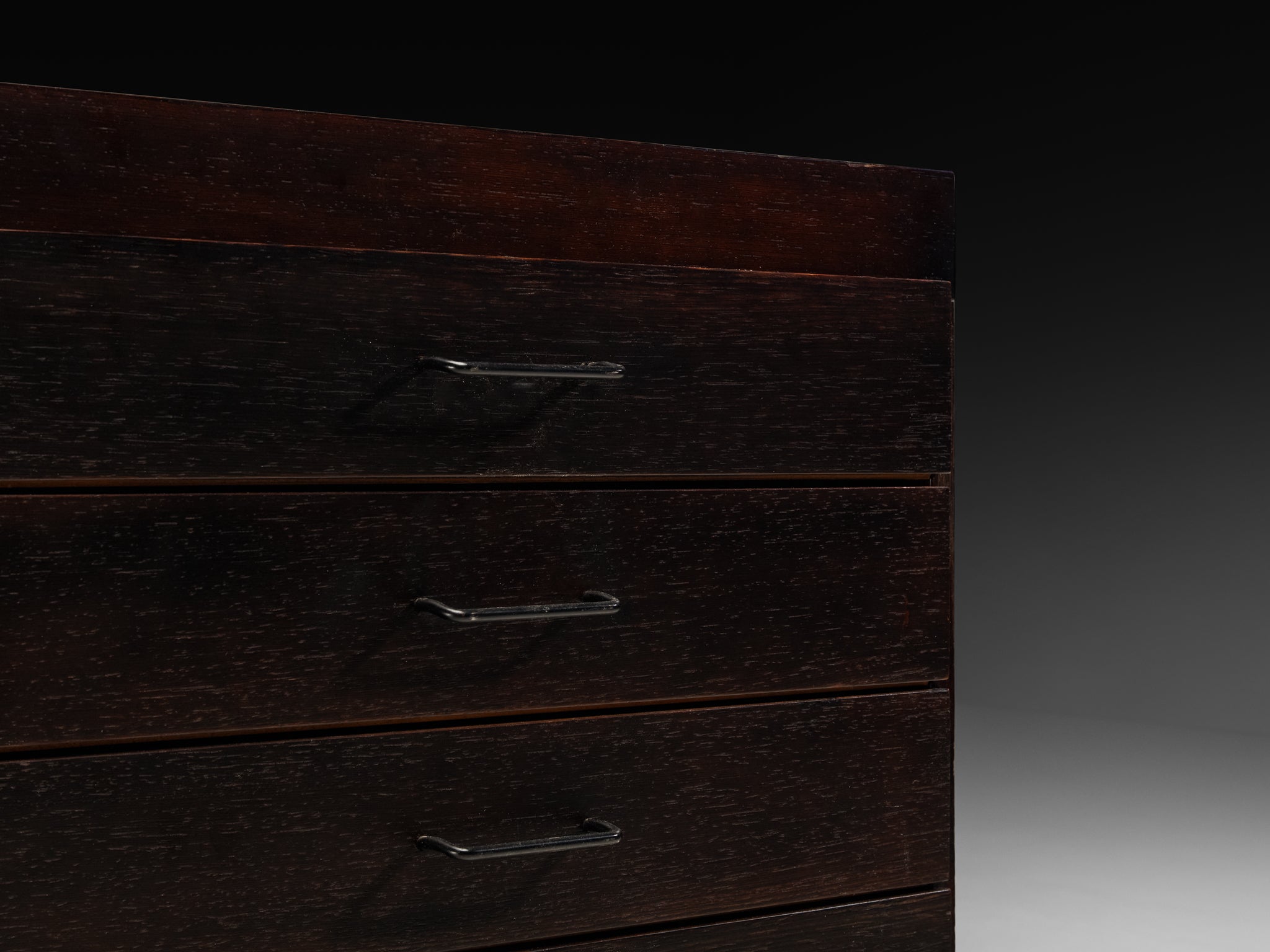 Leonardo Fiori for ISA Bergamo Chest of Drawers in Wenge
