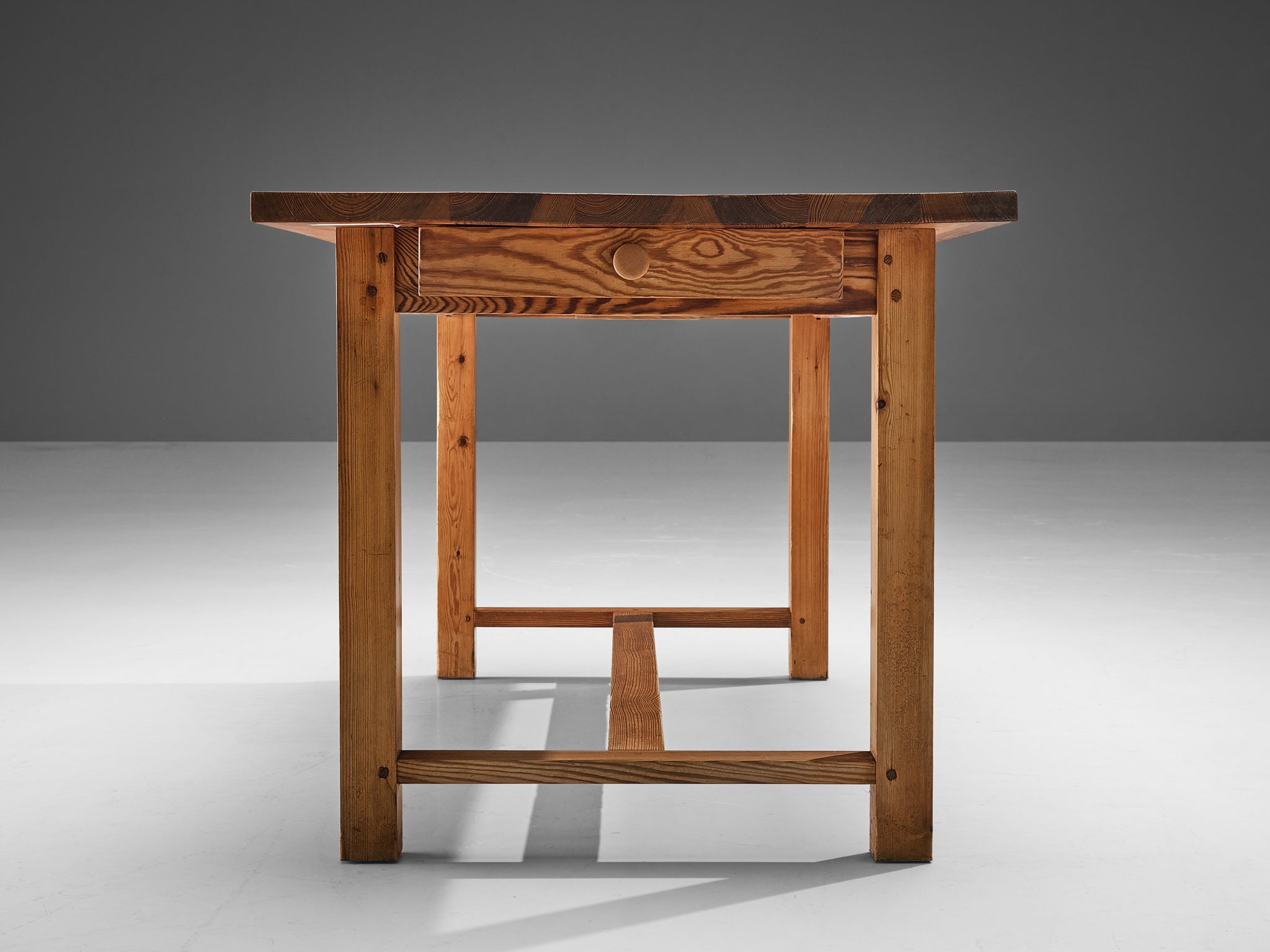 French Writing Desk in Solid Pine tables Morentz