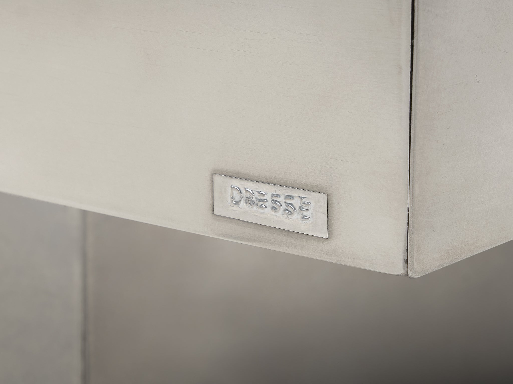 Jean Claude Dresse Coffee Table in Steel and Brass tables Morentz